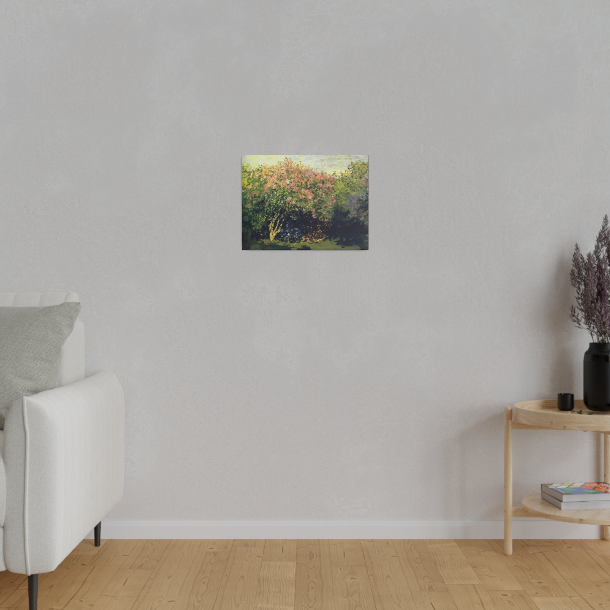 Lilacs in the Sun - Claude Monet - Matte Canvas, Stretched, 0.75" - Spruced Roost