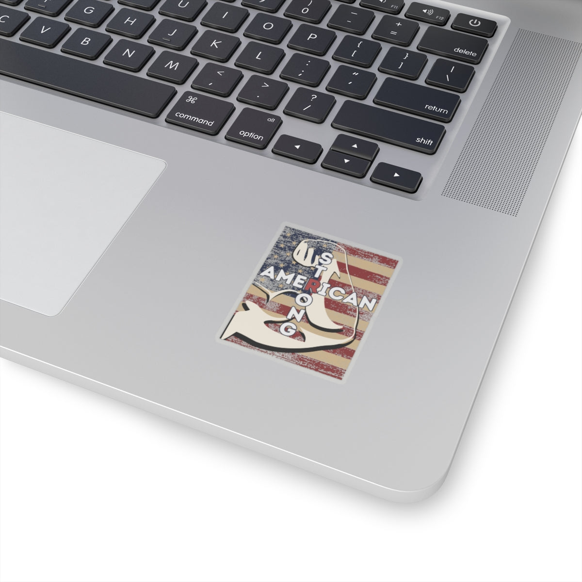 AMERICAN STRONG Cross Kiss-Cut Stickers