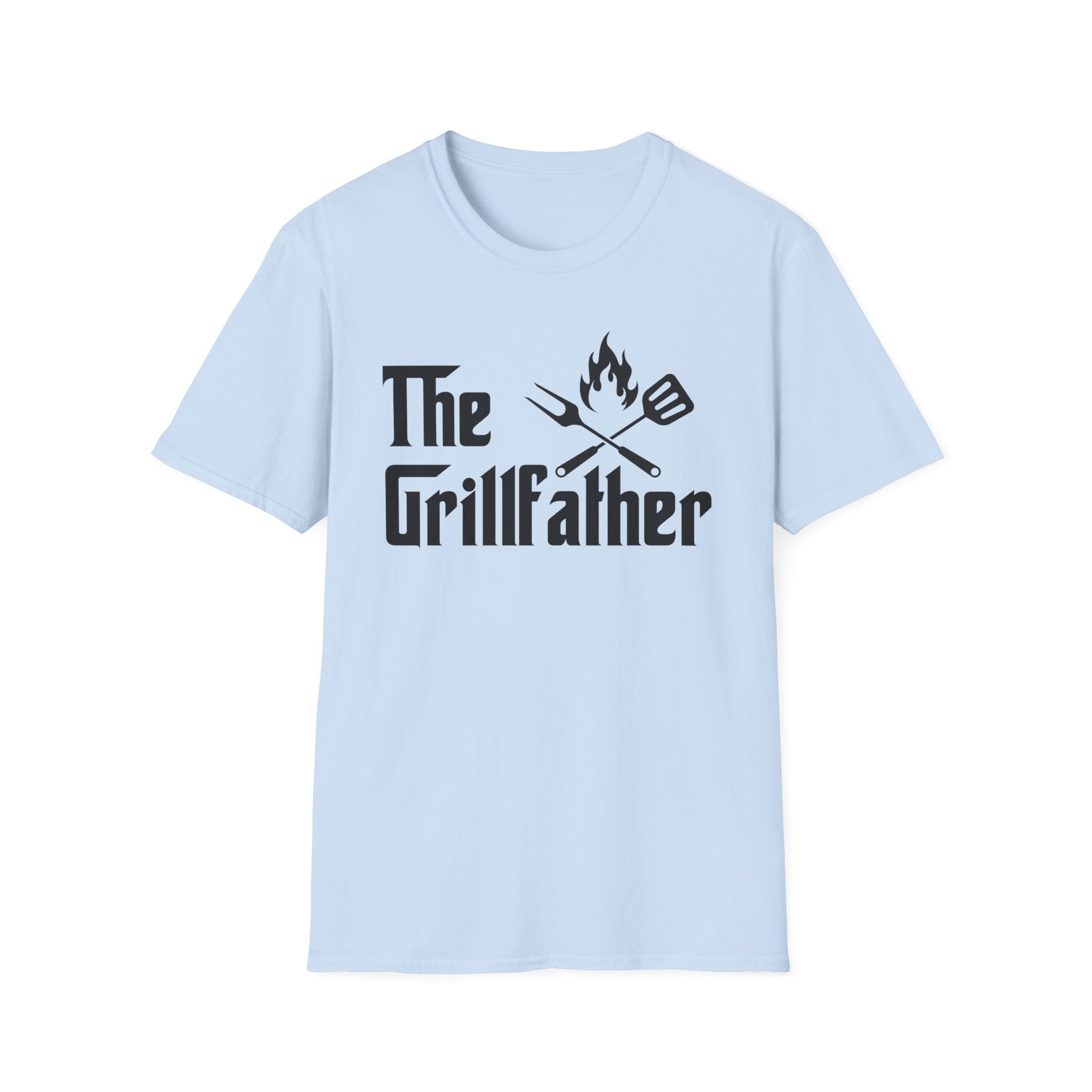 The Grillfather - Men's Softstyle T-Shirt, Gift for Dad, Gift for Grandpa