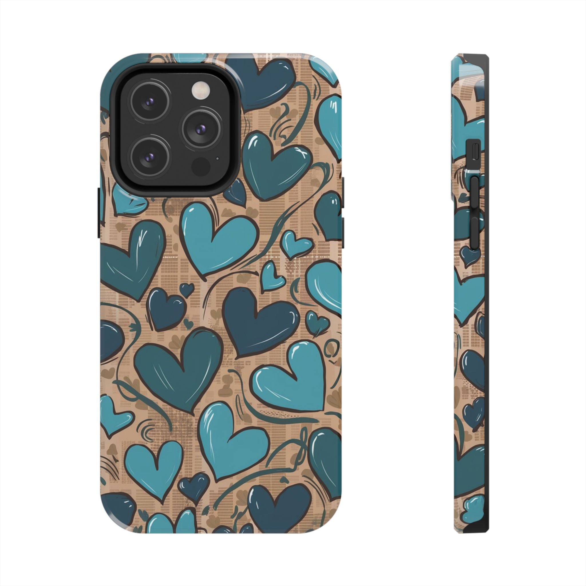 Cora Azul - Tough Case for iPhone 14, 15, 16 - Spruced Roost