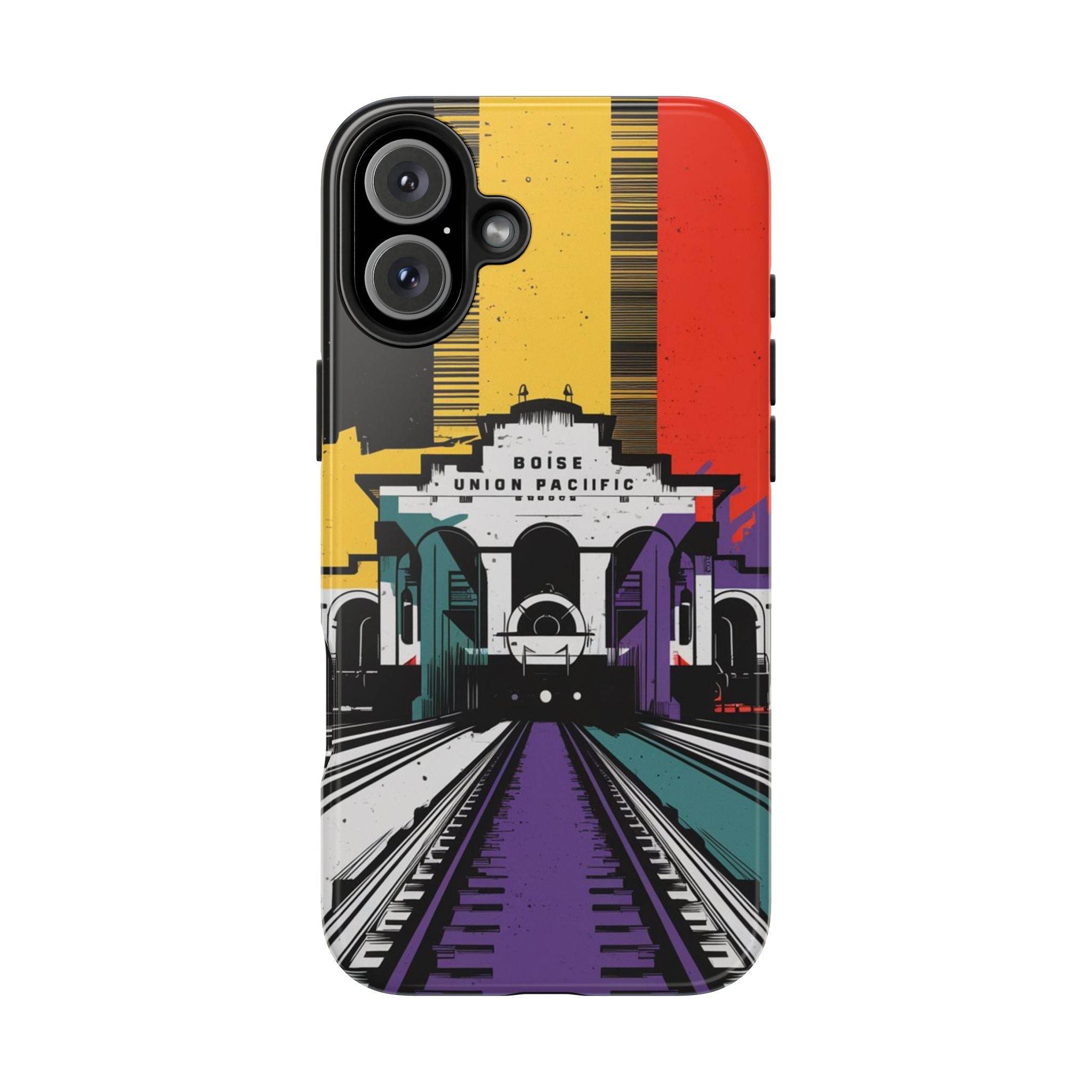 Boise Idaho Union Pacific Depot - Tough Case for iPhone 14, 15, 16 - Spruced Roost