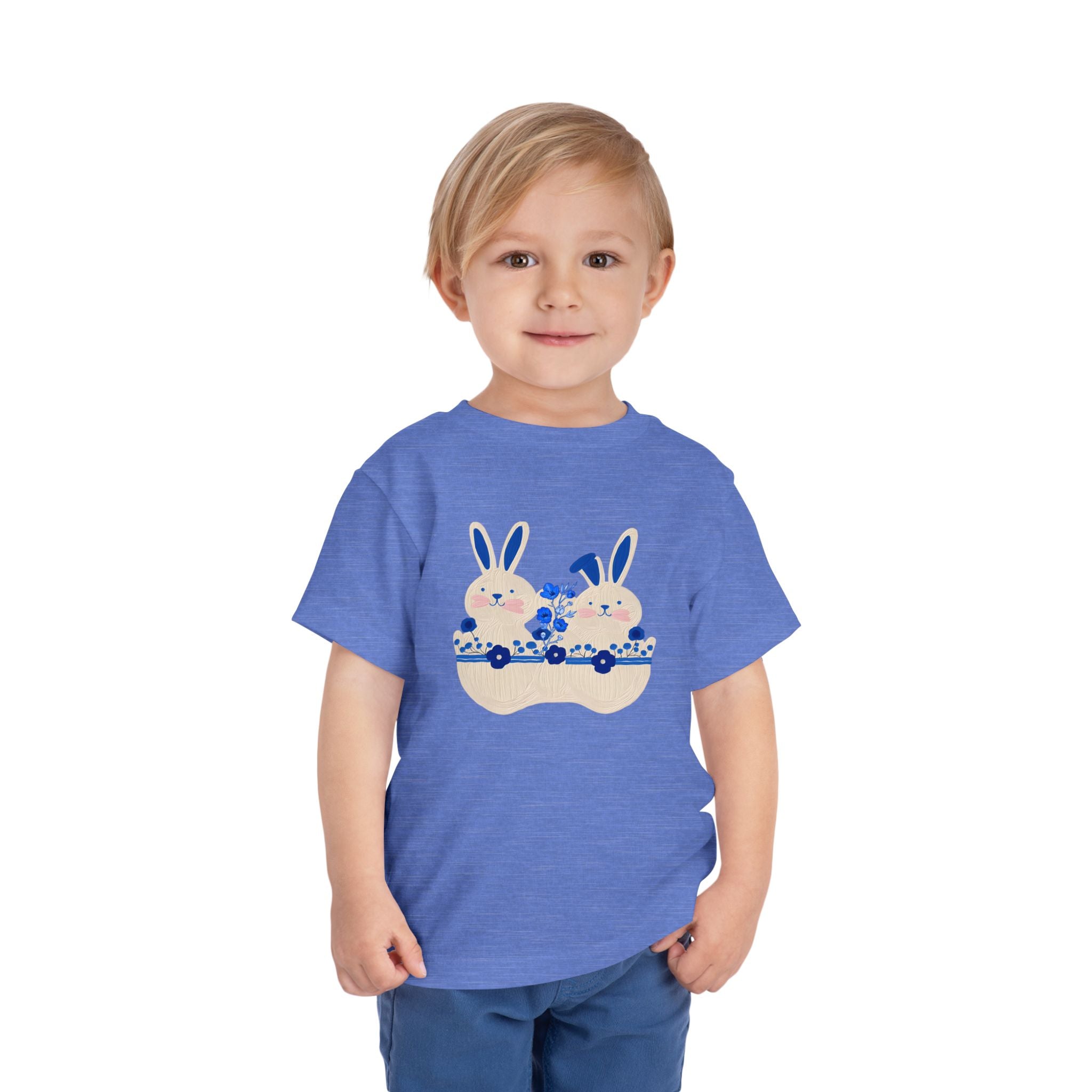 Royal Bunnies Blue - Kids' T-Shirt - 2T, 3T, 4T, 5T