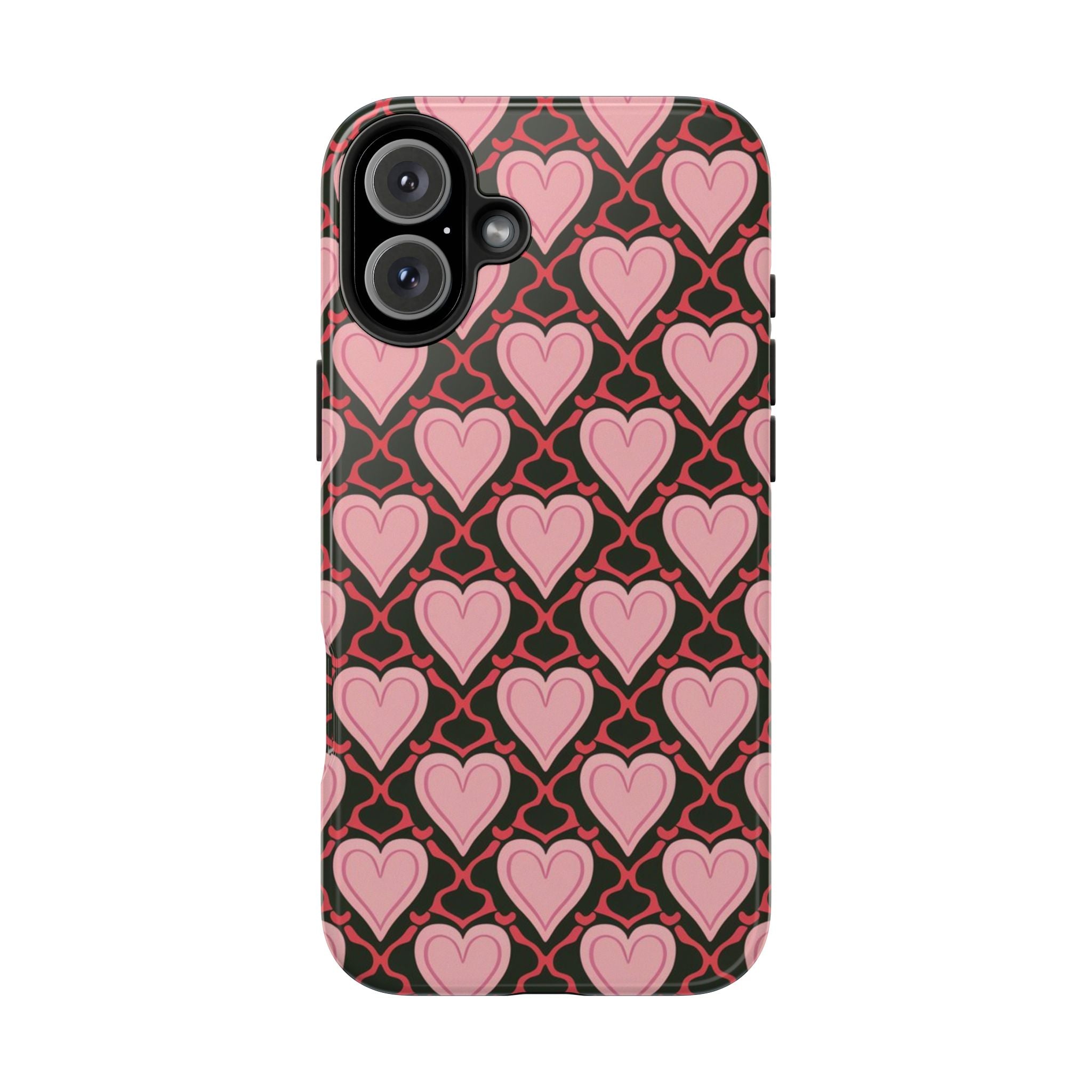 Trellis Hearted - Tough Case for iPhone 14, 15, 16 - Spruced Roost