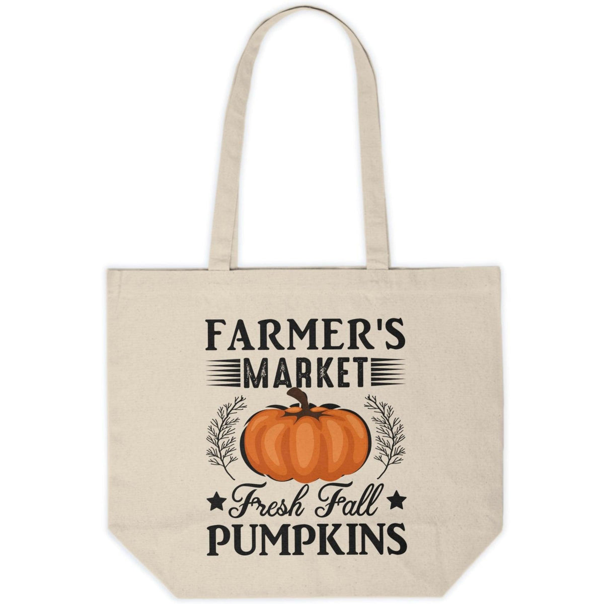 Farmers Market Fresh Pumpkins - Canvas Shopping Tote - Spruced Roost