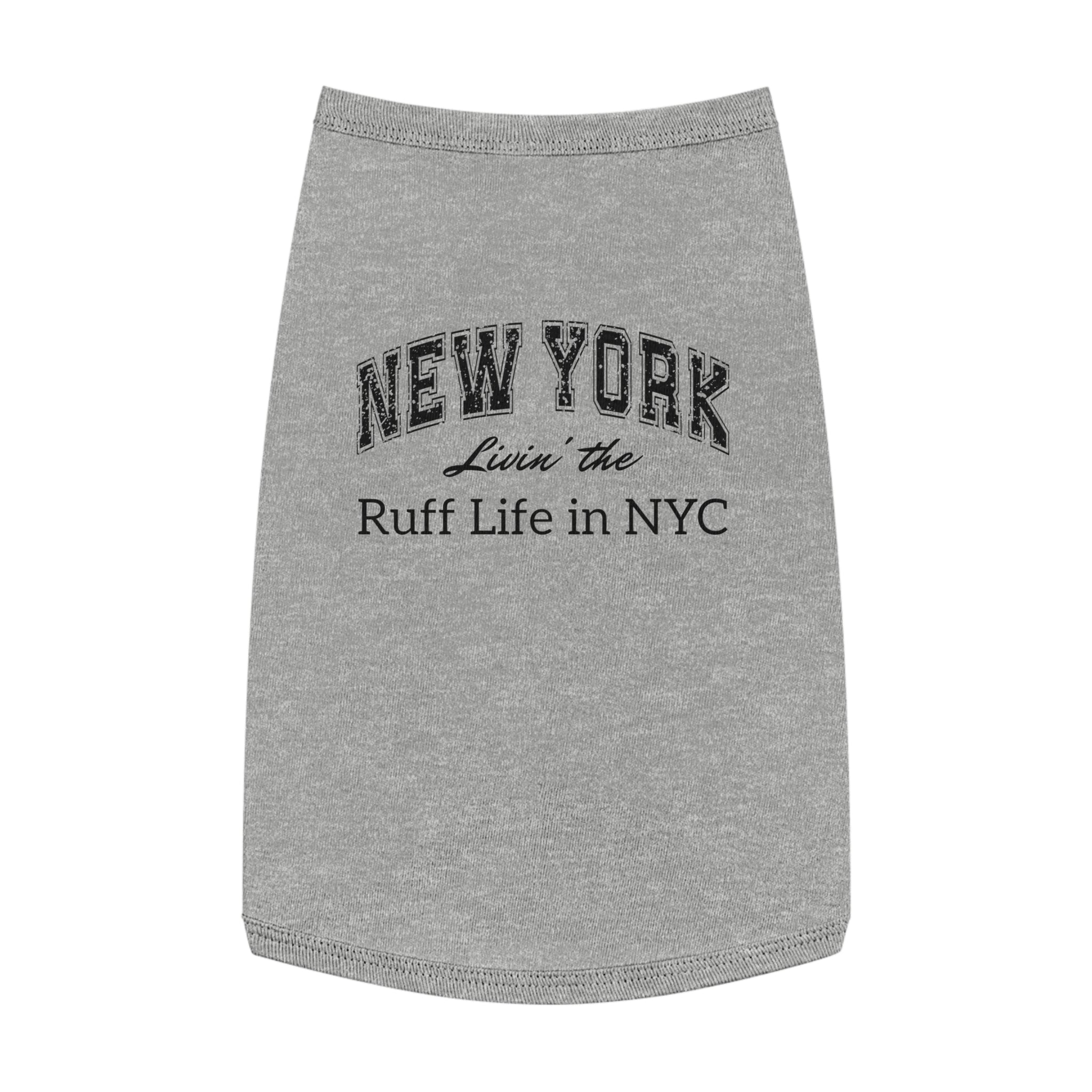 Ruff Life in New York - Stylish and Playful Dog Shirt
