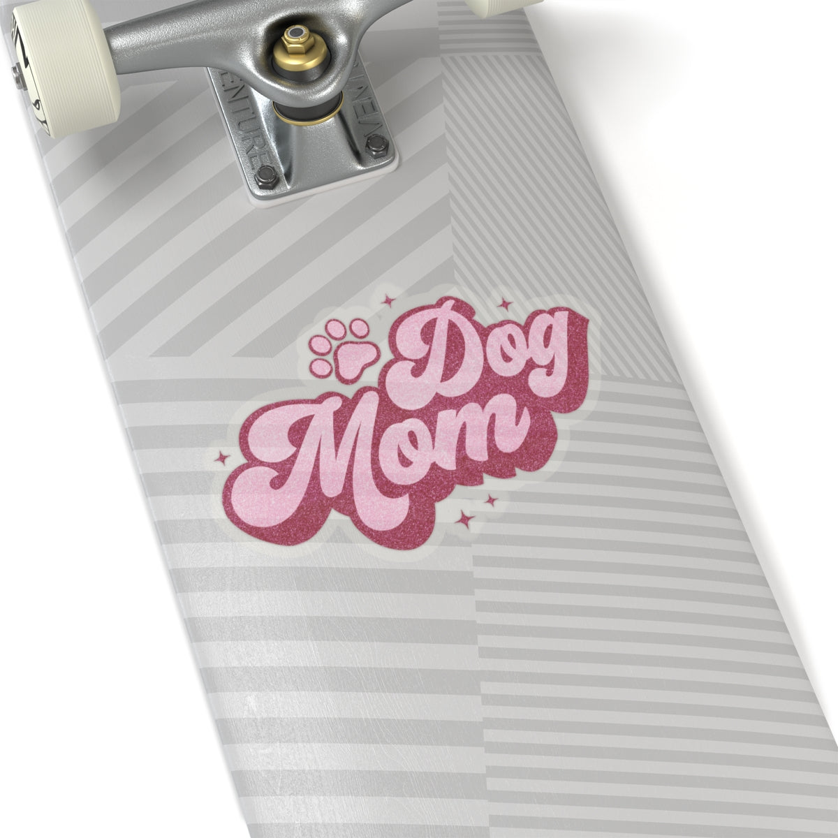 Dog Mom Pink Kiss-Cut Stickers