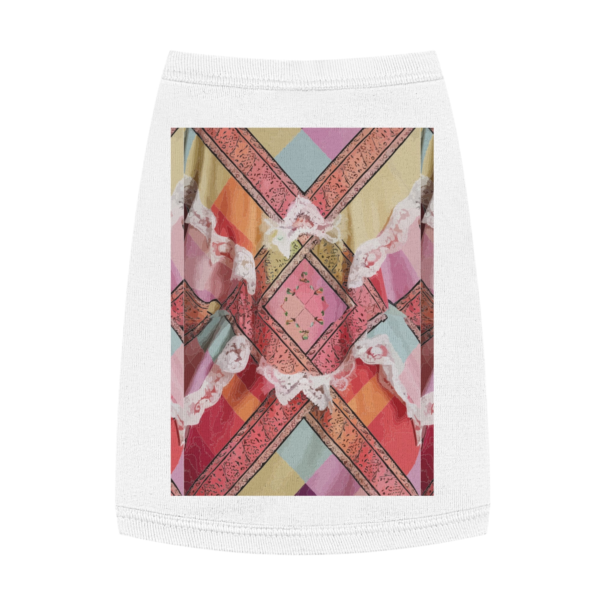 Madras Lace Pet Shirt