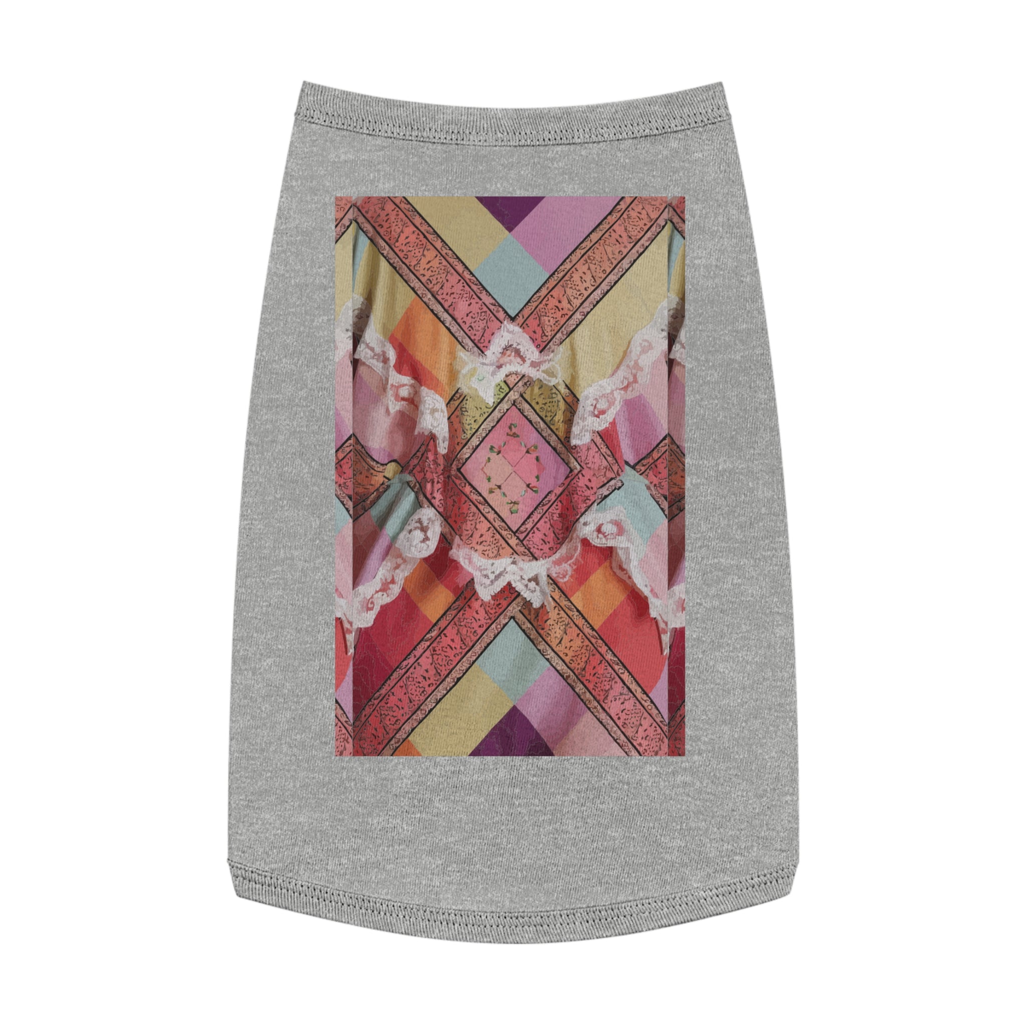Madras Lace Pet Shirt