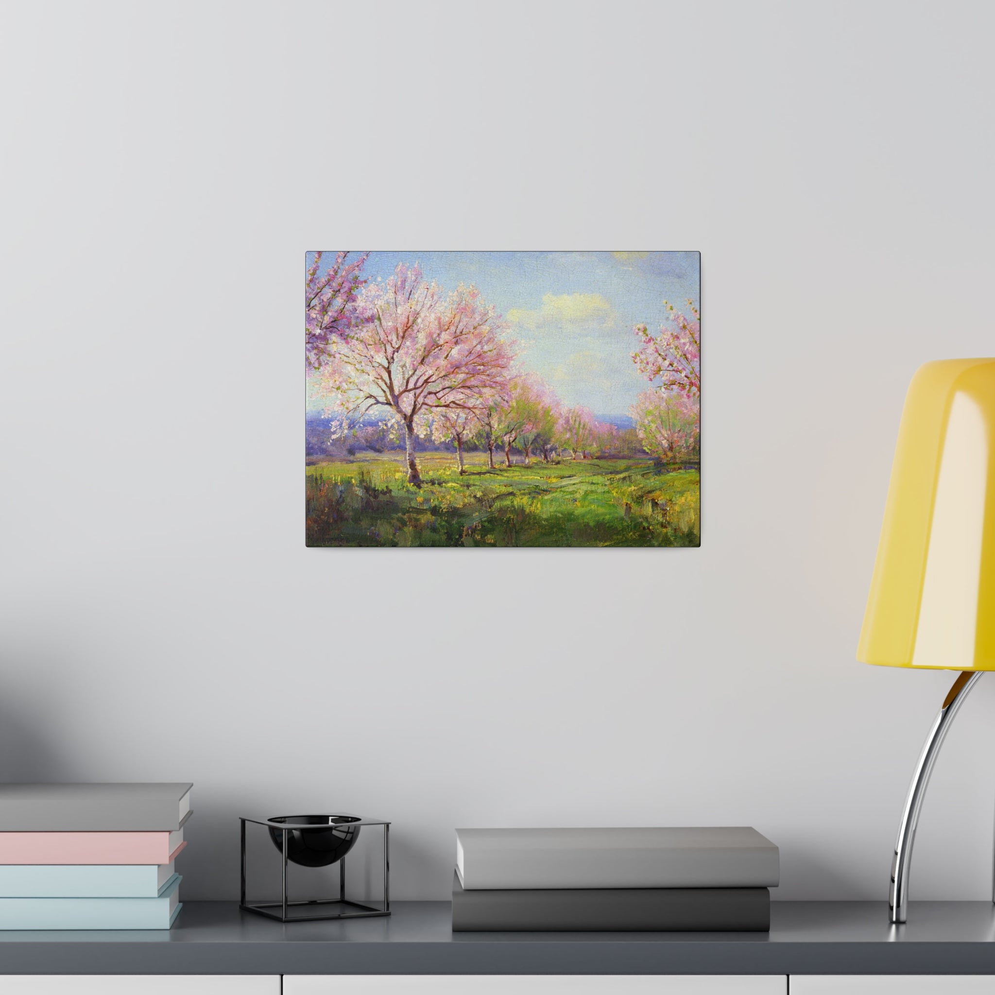 Peach Orchard on Mavericks Farm - Julian Onderdonk - Matte Canvas, Stretched, 0.75" - Spruced Roost