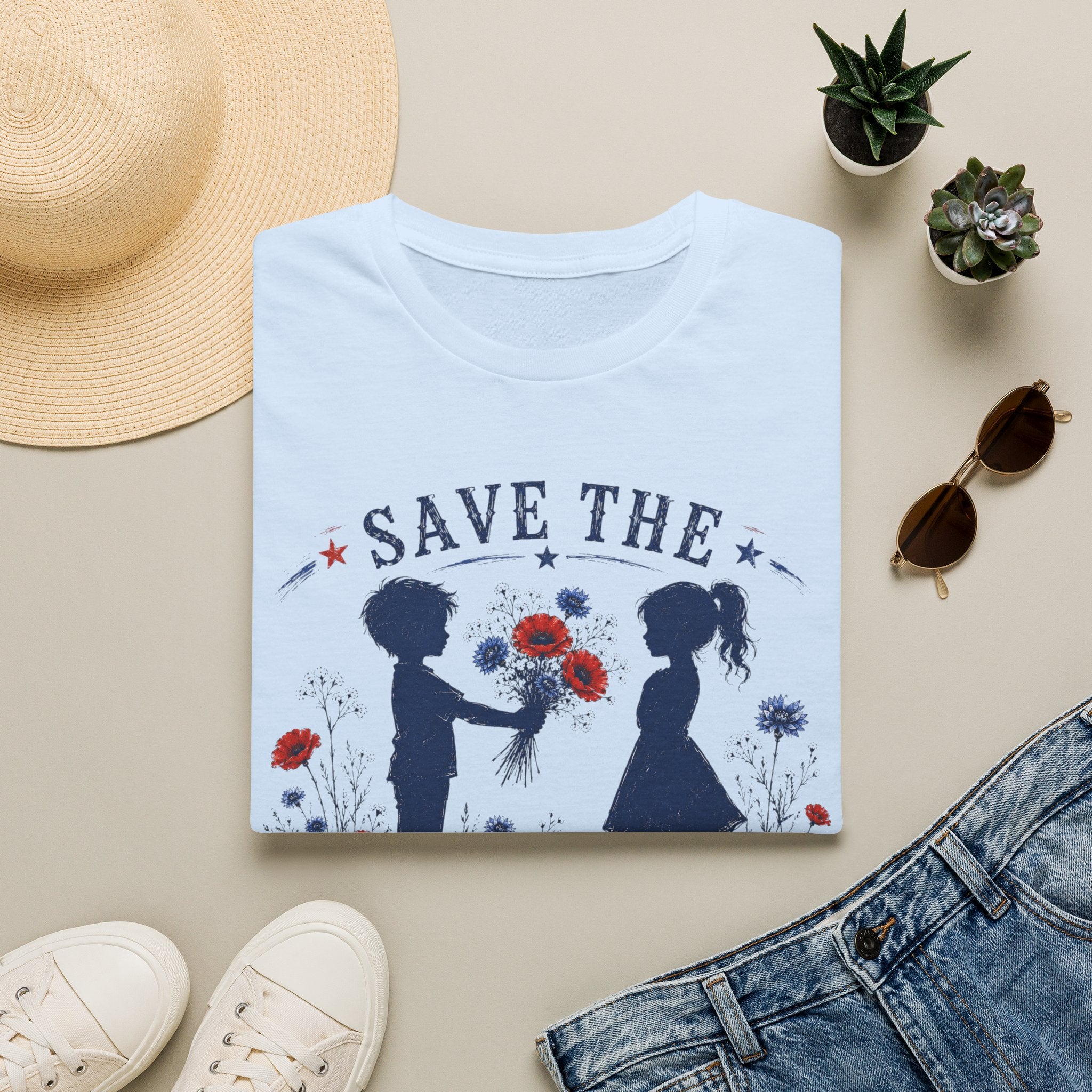 Save the Wildflowers T‑Shirt — Floral Conservation Tee