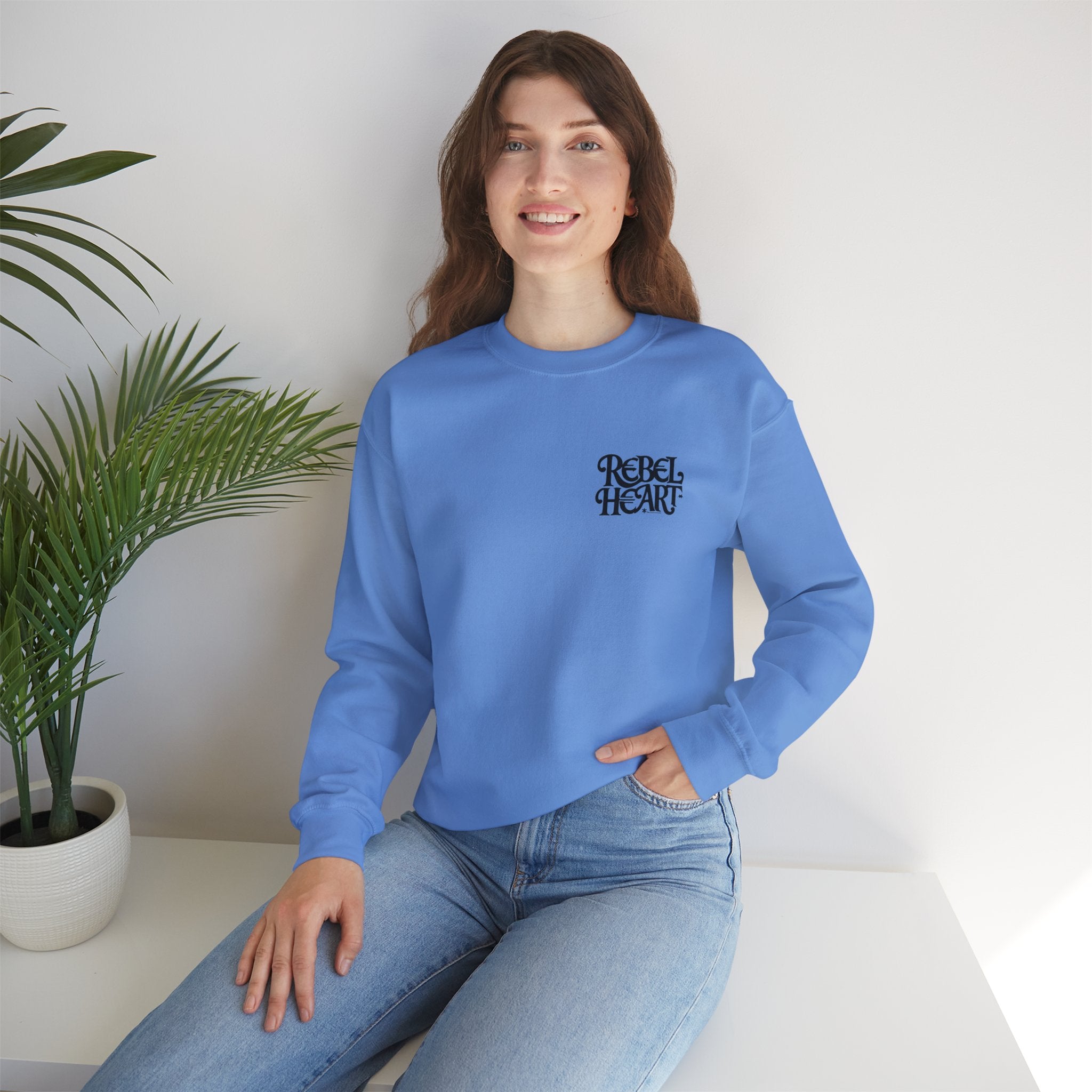 Rebel Heart - Unisex Heavy Blend™ Crewneck Sweatshirt for Everyday Wear