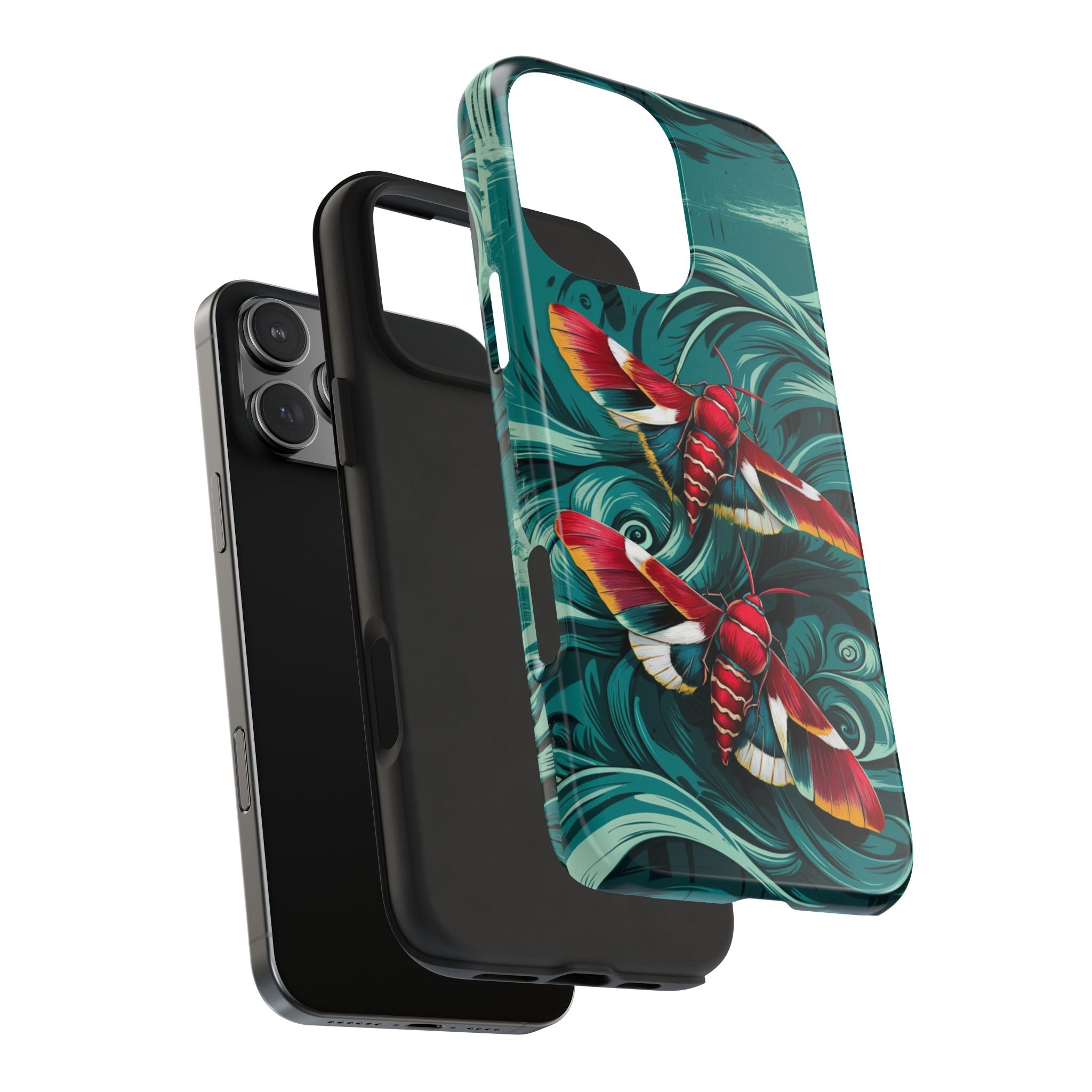 Asian Moth - Tough Case for iPhone 14, 15, 16 - Spruced Roost