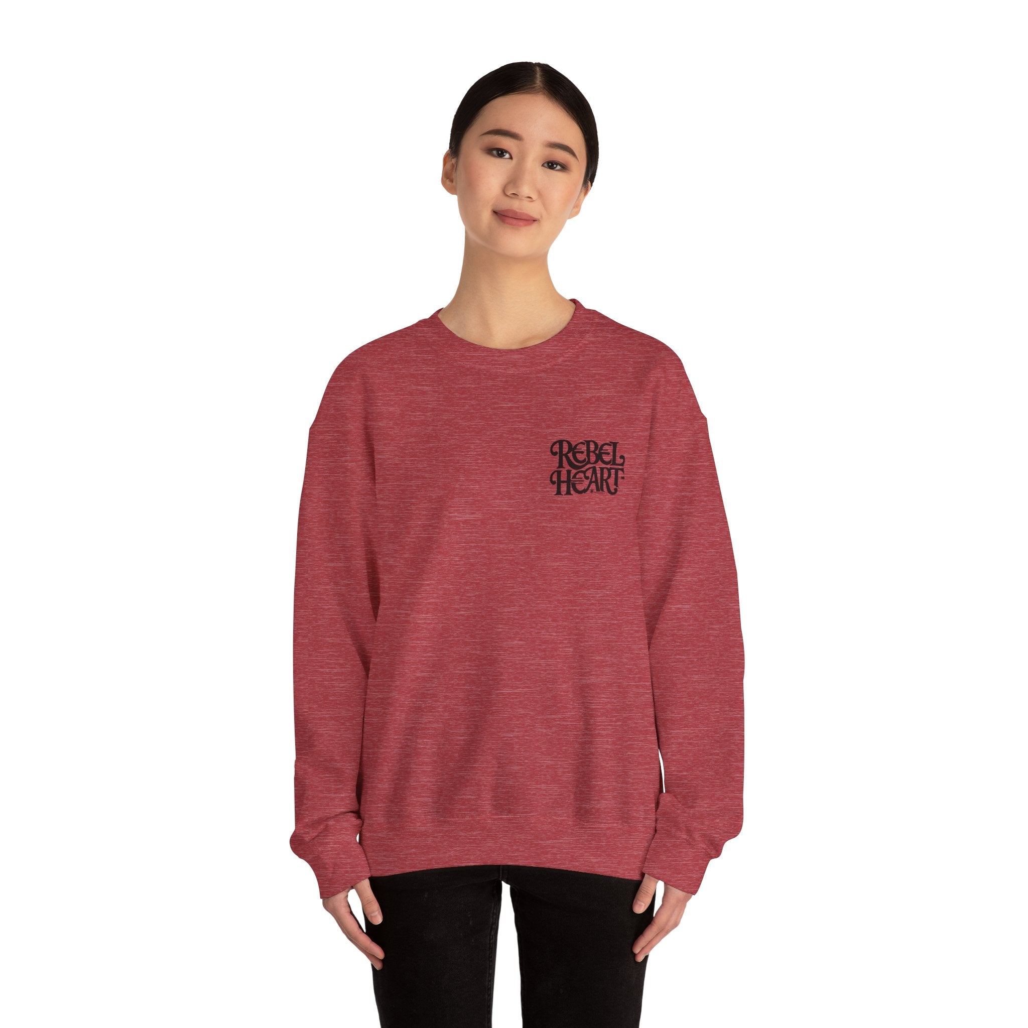 Rebel Heart - Unisex Heavy Blend™ Crewneck Sweatshirt for Everyday Wear