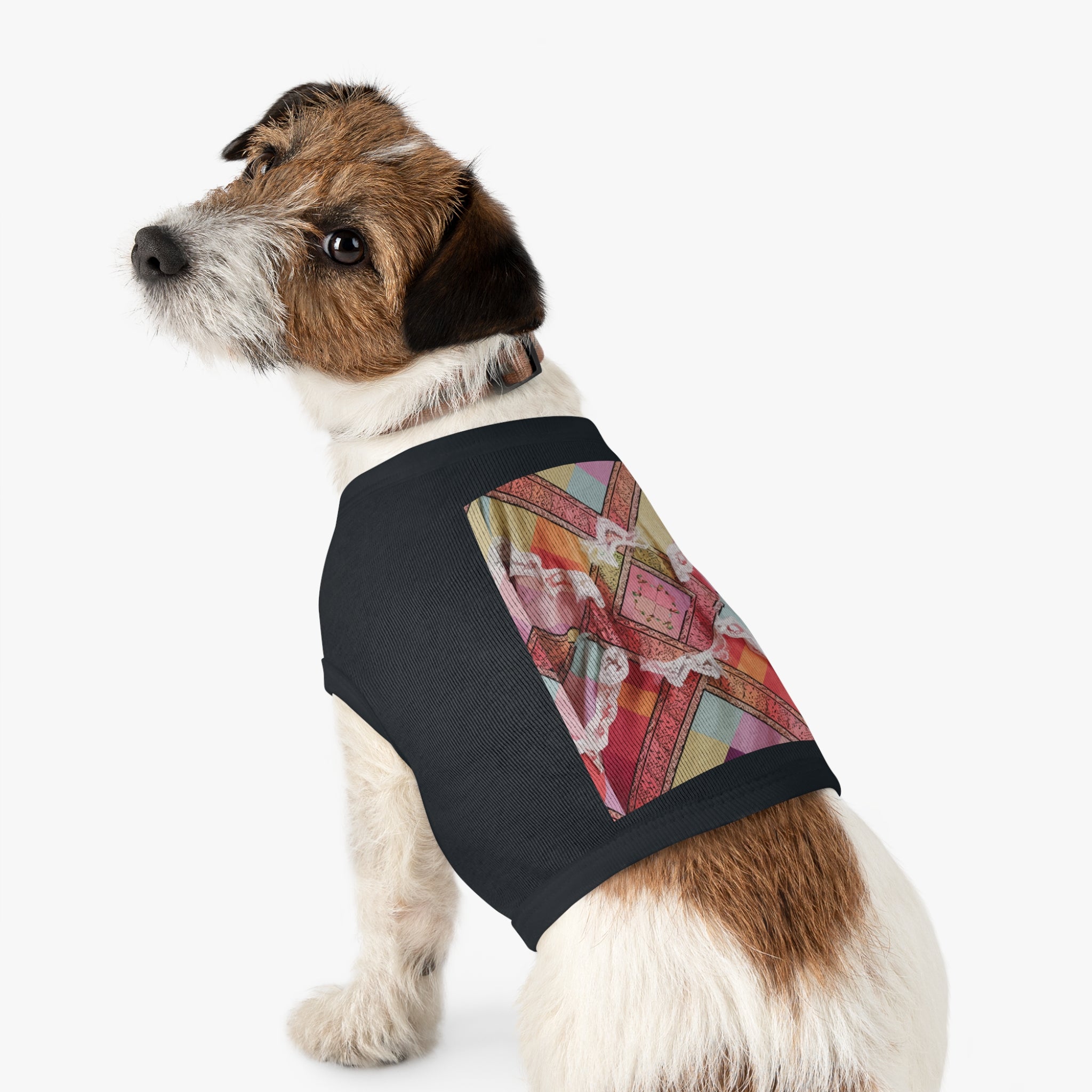 Madras Lace Pet Shirt