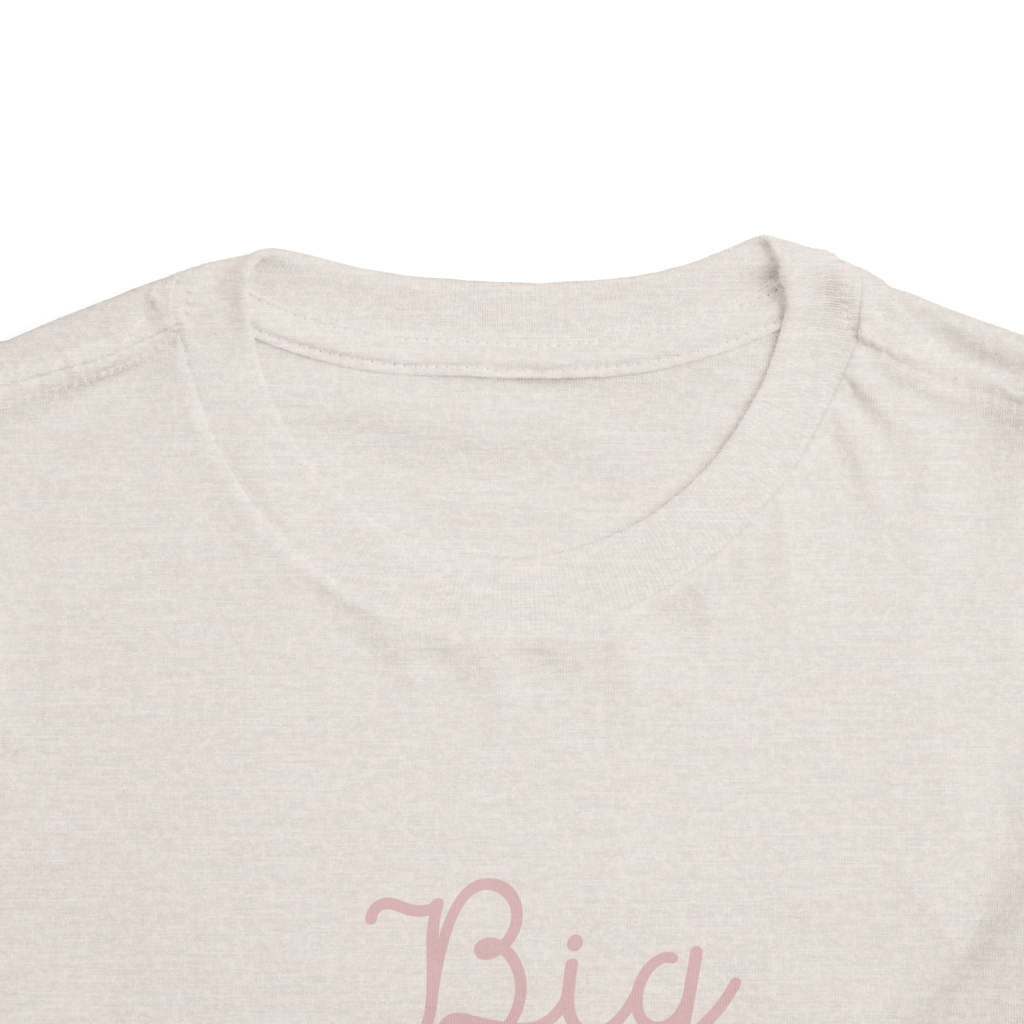 Pink Cursive - Big Sister Kids' T-Shirt -Gift for New Siblinngs - 3/4-7/8