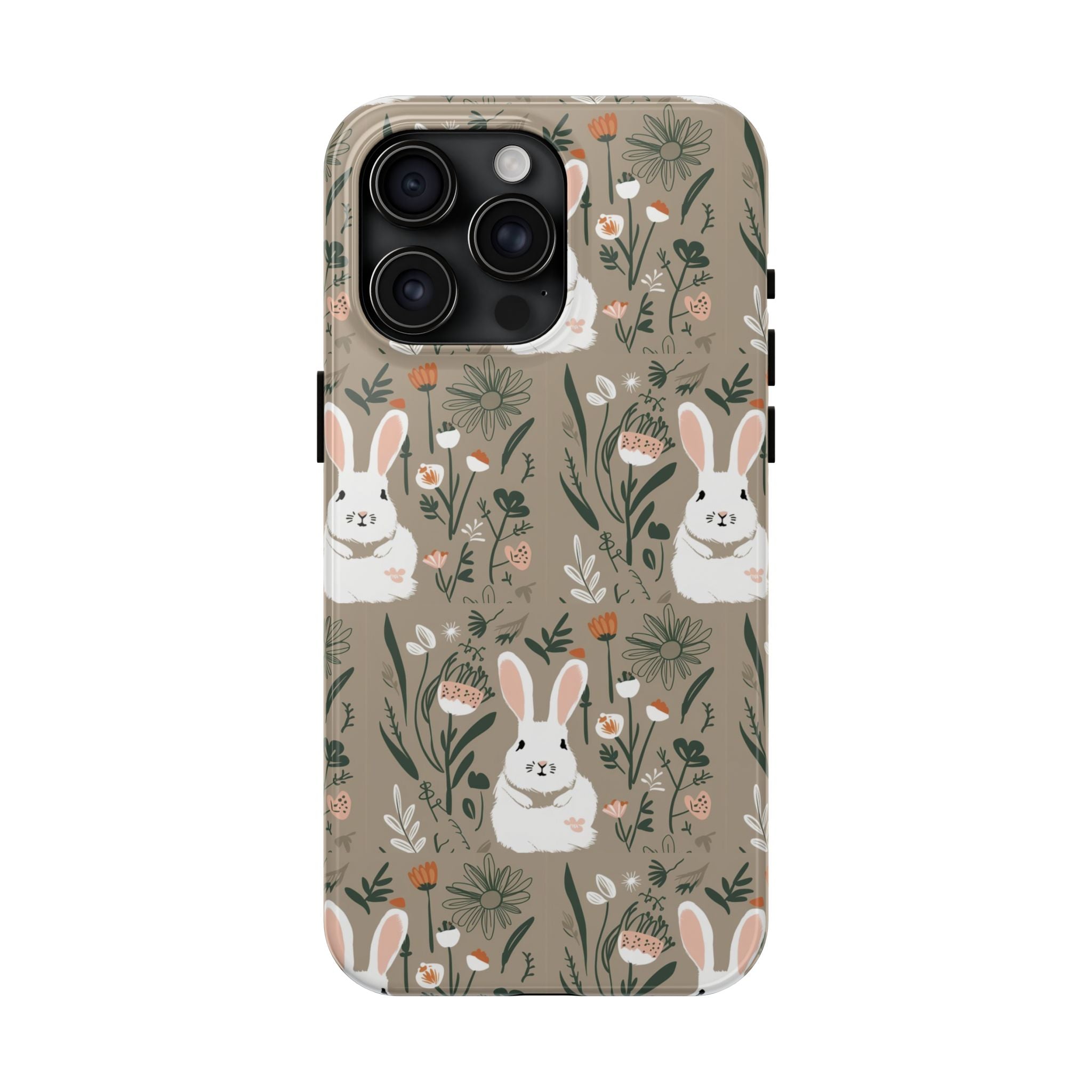 Felt Cotton Tails - Tough Case for iPhone 14, 15, 16 - Spruced Roost
