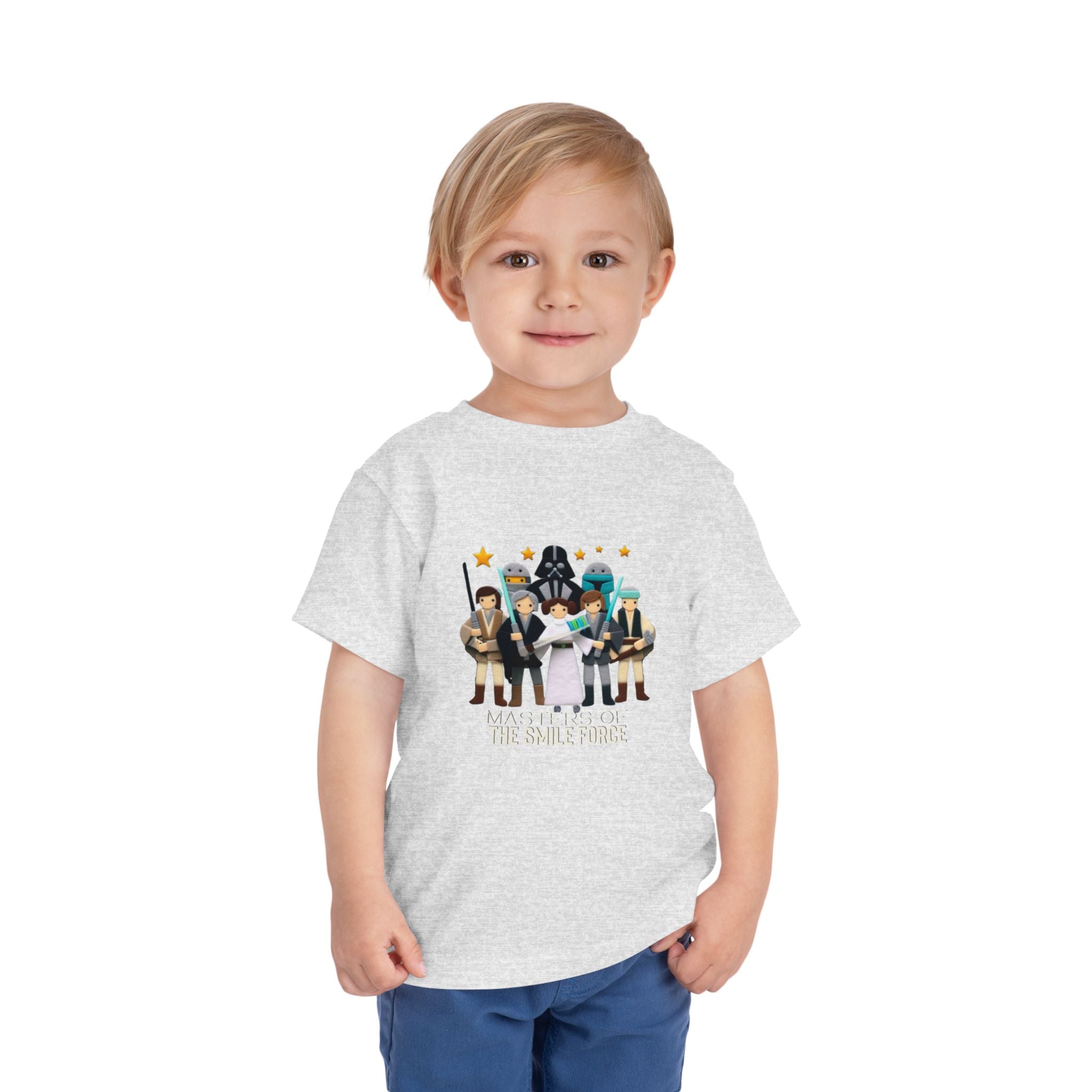 Star Warz Smile Force - Bella & Canva T-shirt - 2T, 3T, 4T, 5T