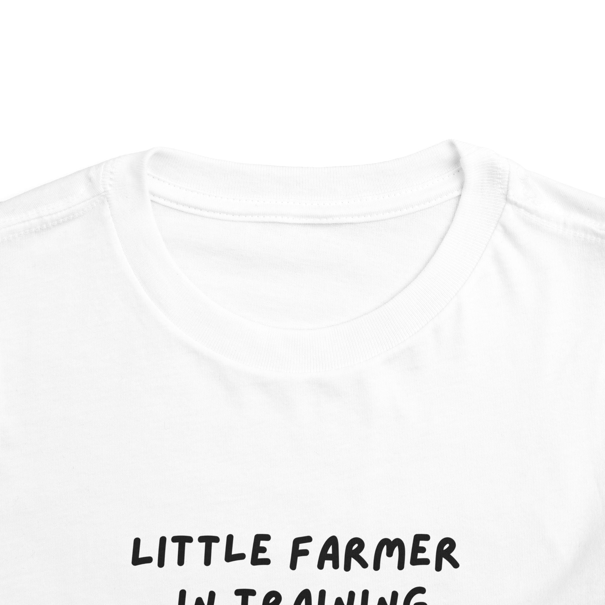 Little Farmer in Training - Red Tractor - Kids' T-Shirt - 2T, 3T, 4T, 5T - Spruced Roost