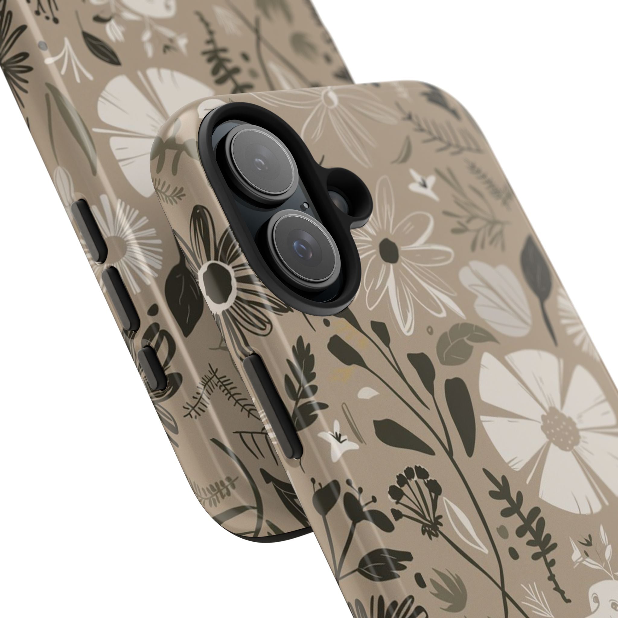 Natural Flower Dog - Tough Case for iPhone 14, 15, 16 - Spruced Roost