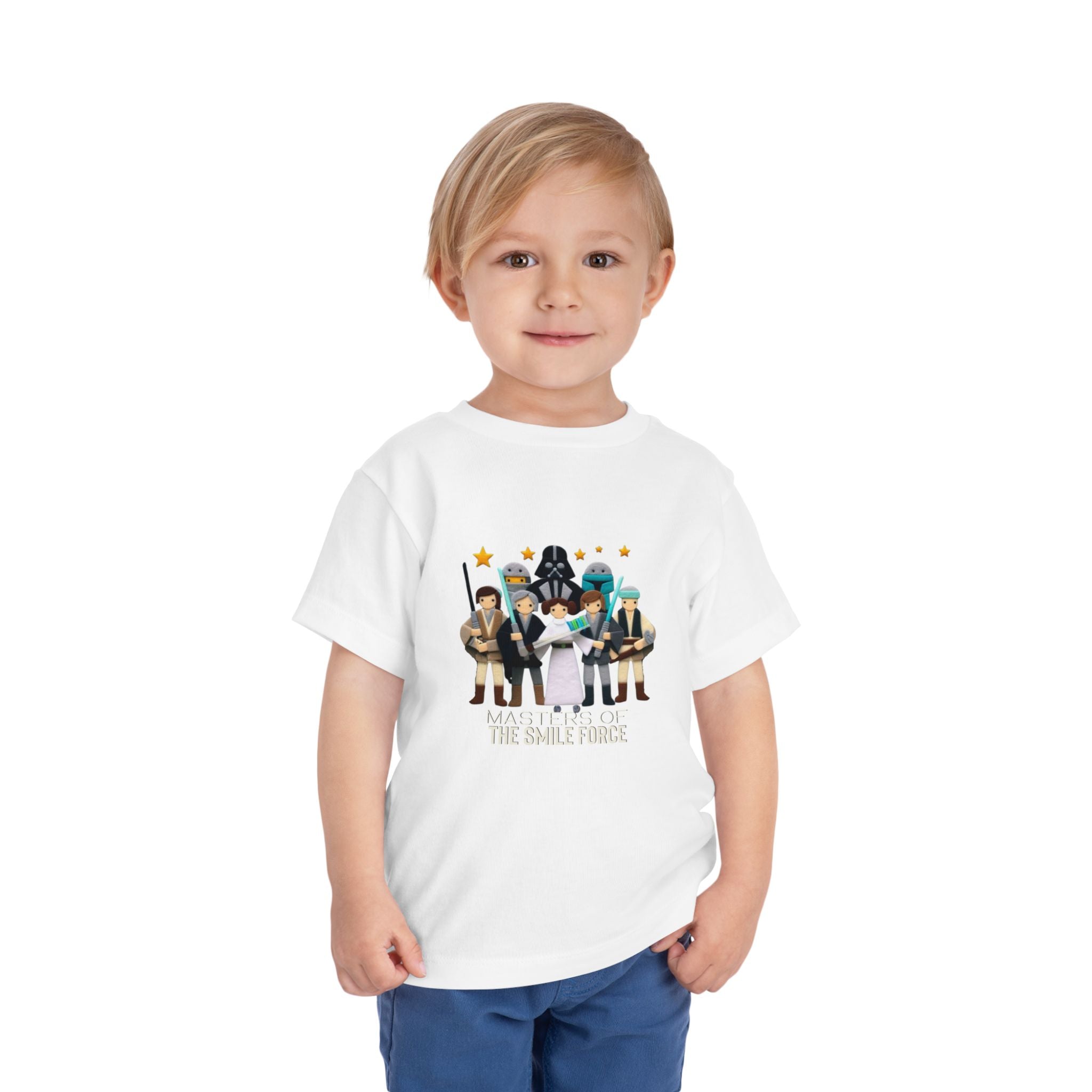 Star Warz Smile Force - Bella & Canva T-shirt - 2T, 3T, 4T, 5T