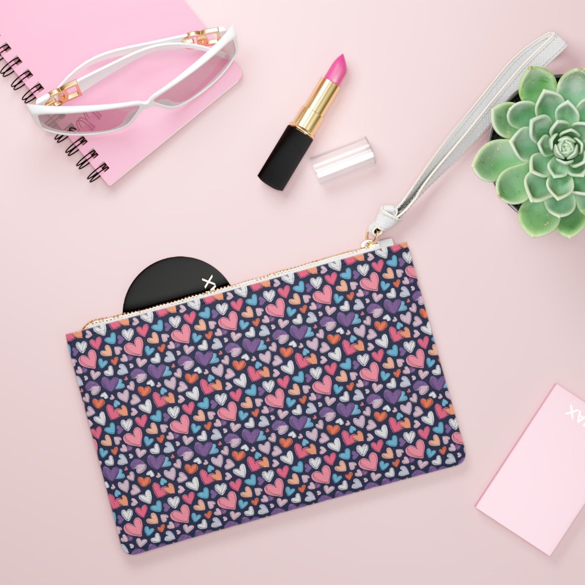 Up-Hearted Clutch Bag