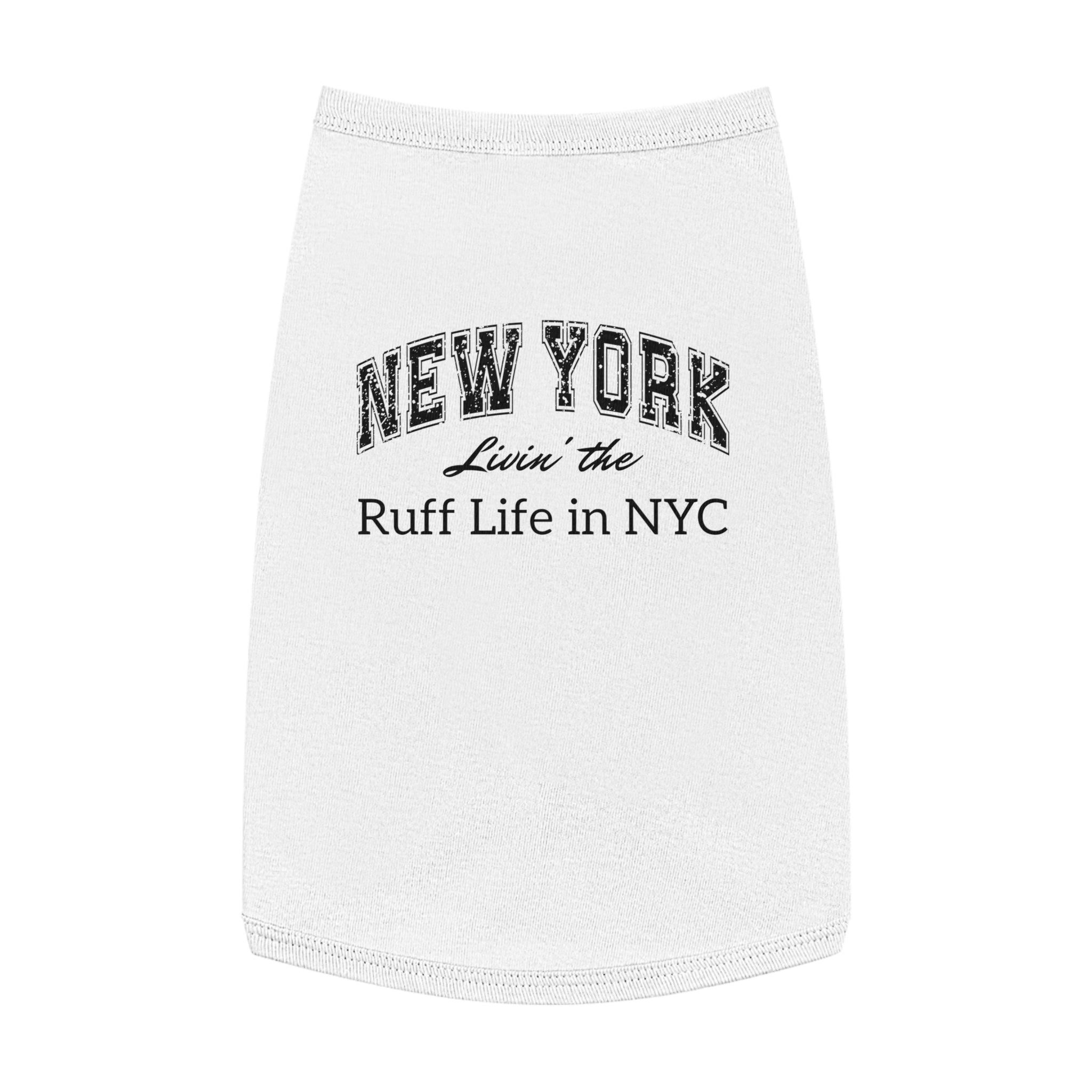 Ruff Life in New York - Stylish and Playful Dog Shirt