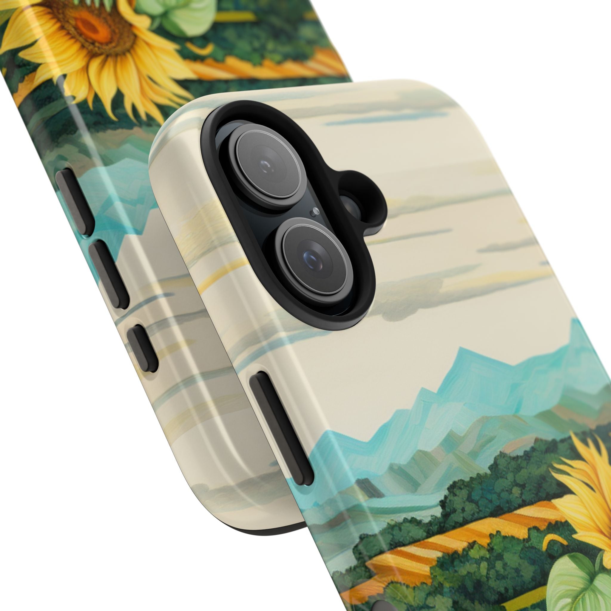 Mountain View Sunflowers - Tough Case for iPhone 14, 15, 16