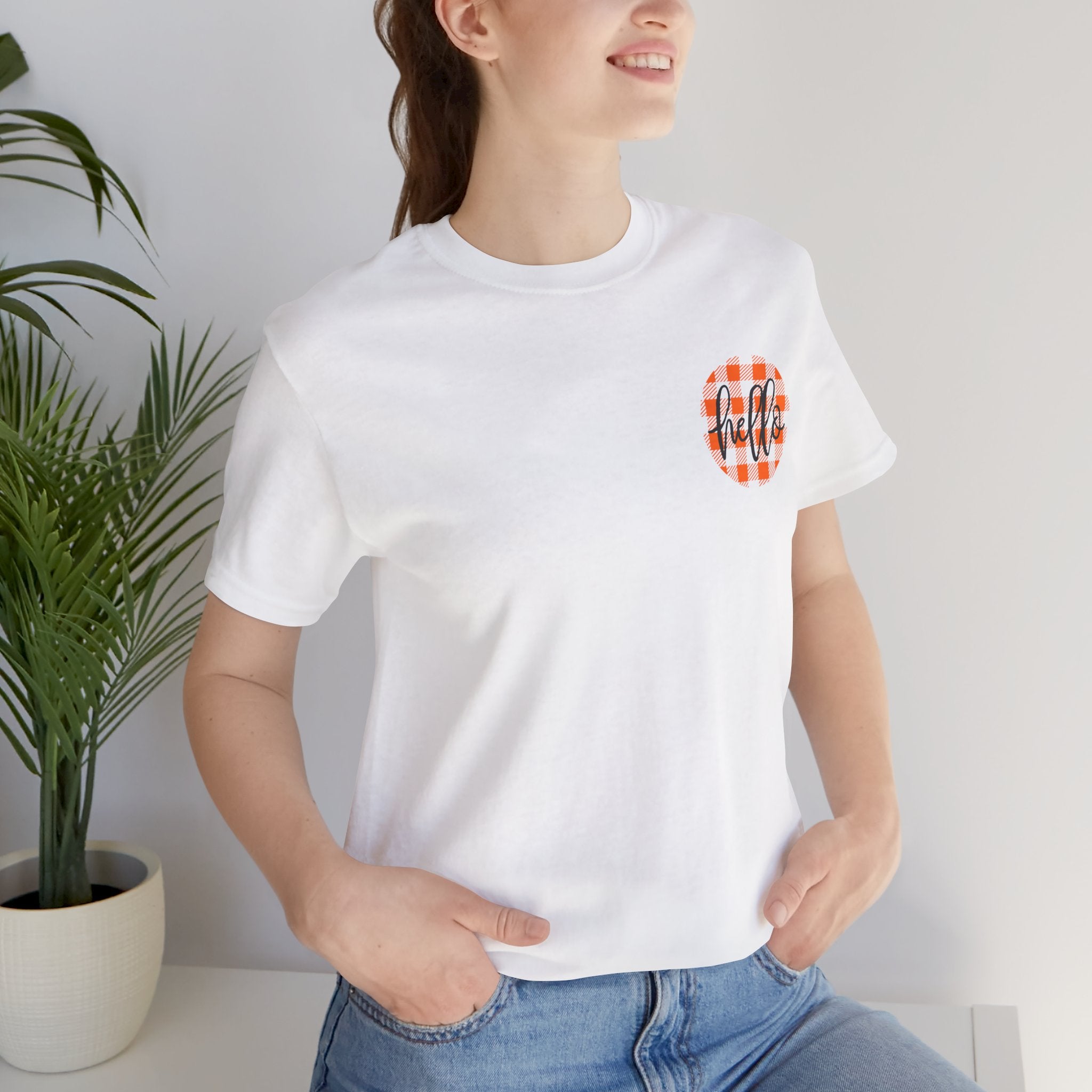 hello! Fall Shirt, Women's T-Shirt, Fall Tee