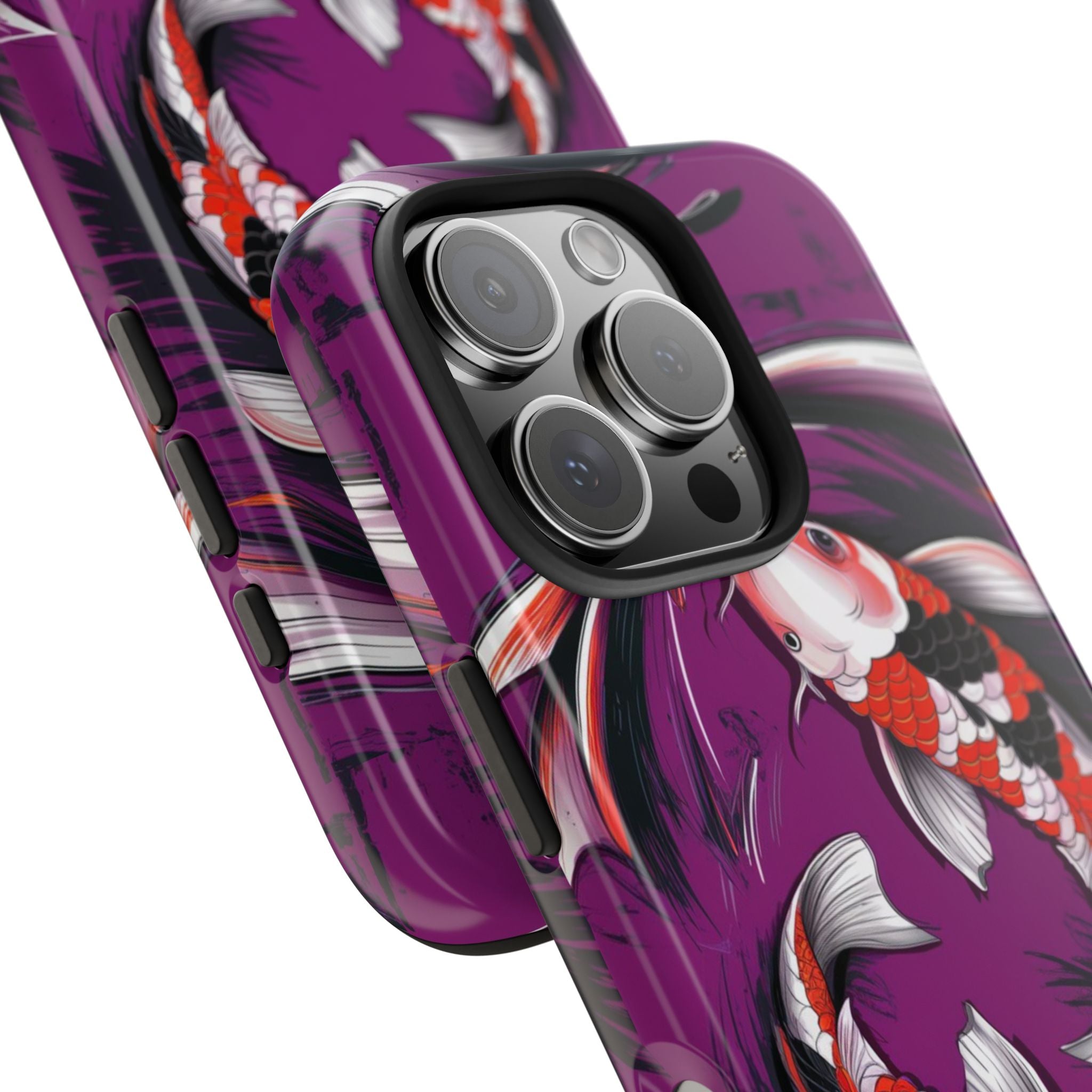 Koi's Pond Circles - Tough Case for iPhone 14, 15, 16 - Spruced Roost