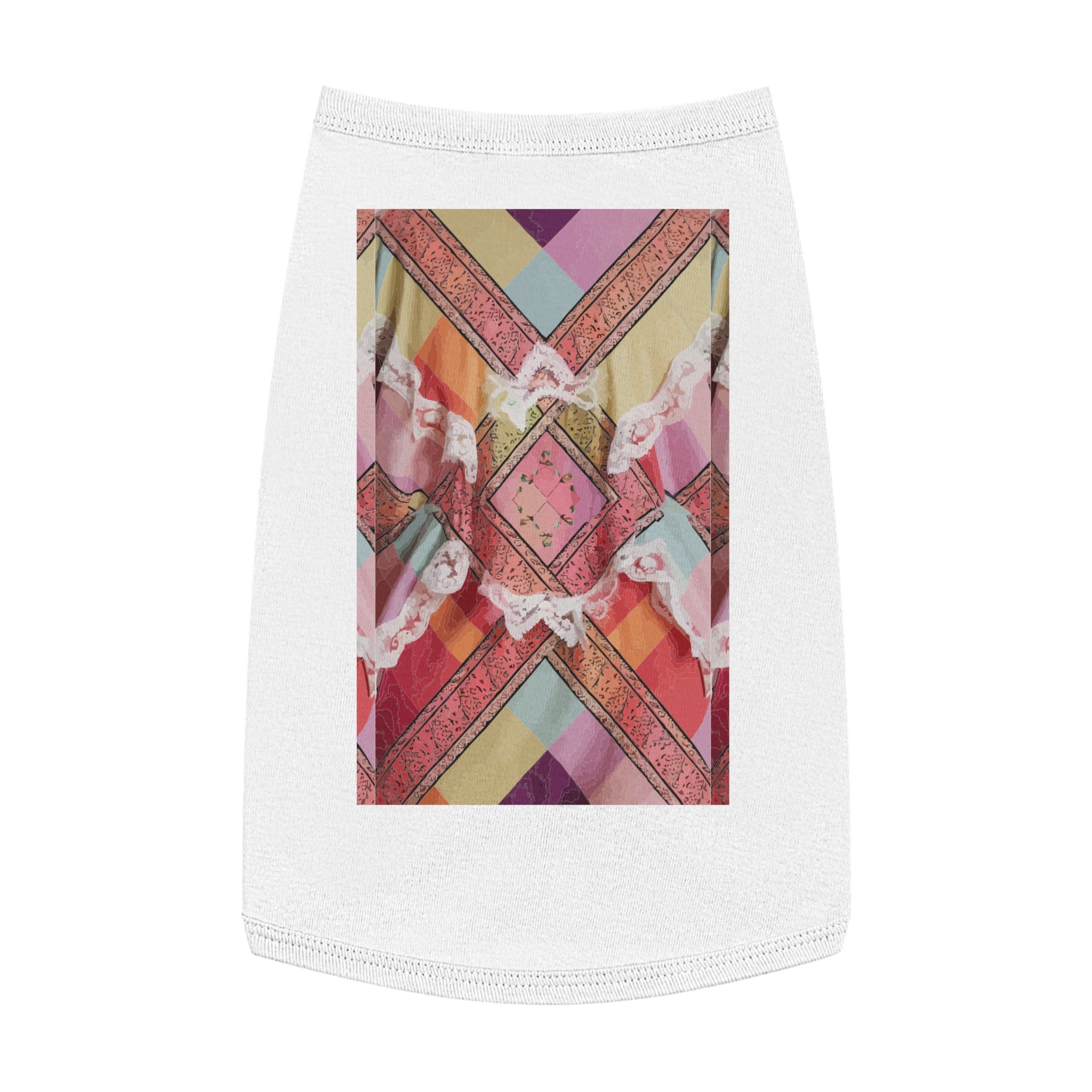 Madras Lace Pet Shirt