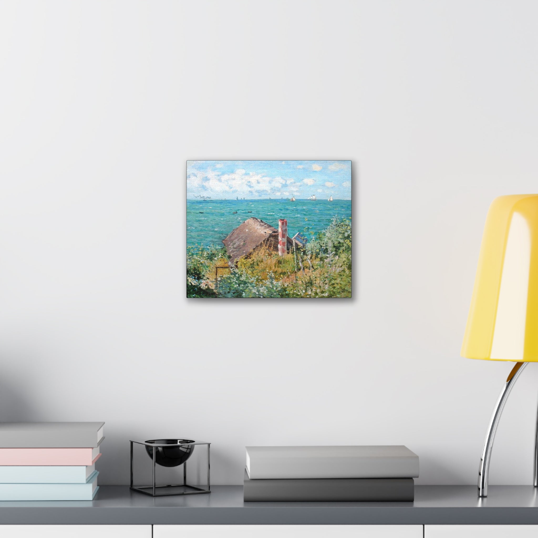 The Cabin at Saint-Adresse Claude Monet Canvas Stretched, 0.75" - Spruced Roost