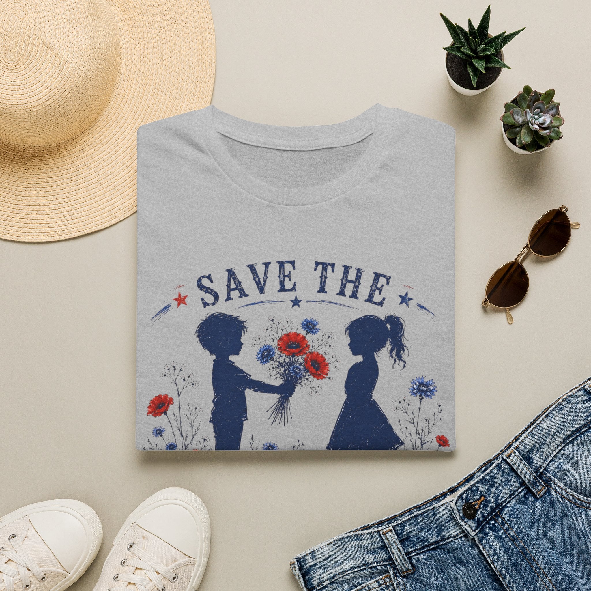 Save the Wildflowers T‑Shirt — Floral Conservation Tee