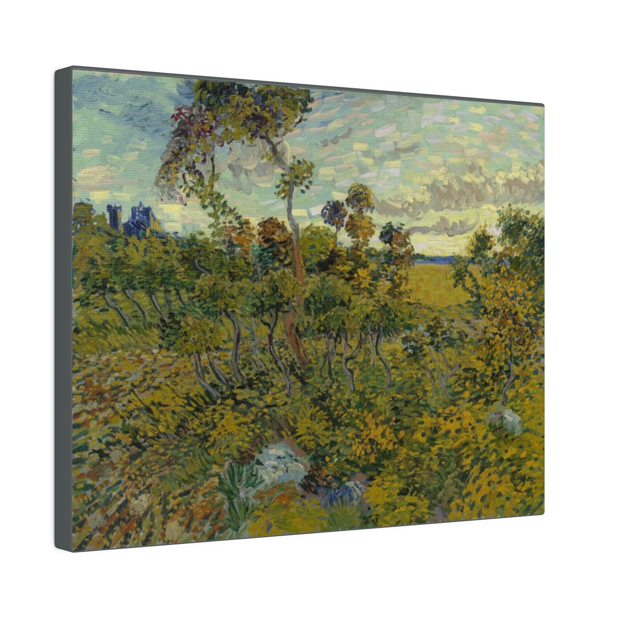 Sunset at Montmajour Vincent van Gogh - Matte Canvas 0.75" - Spruced Roost