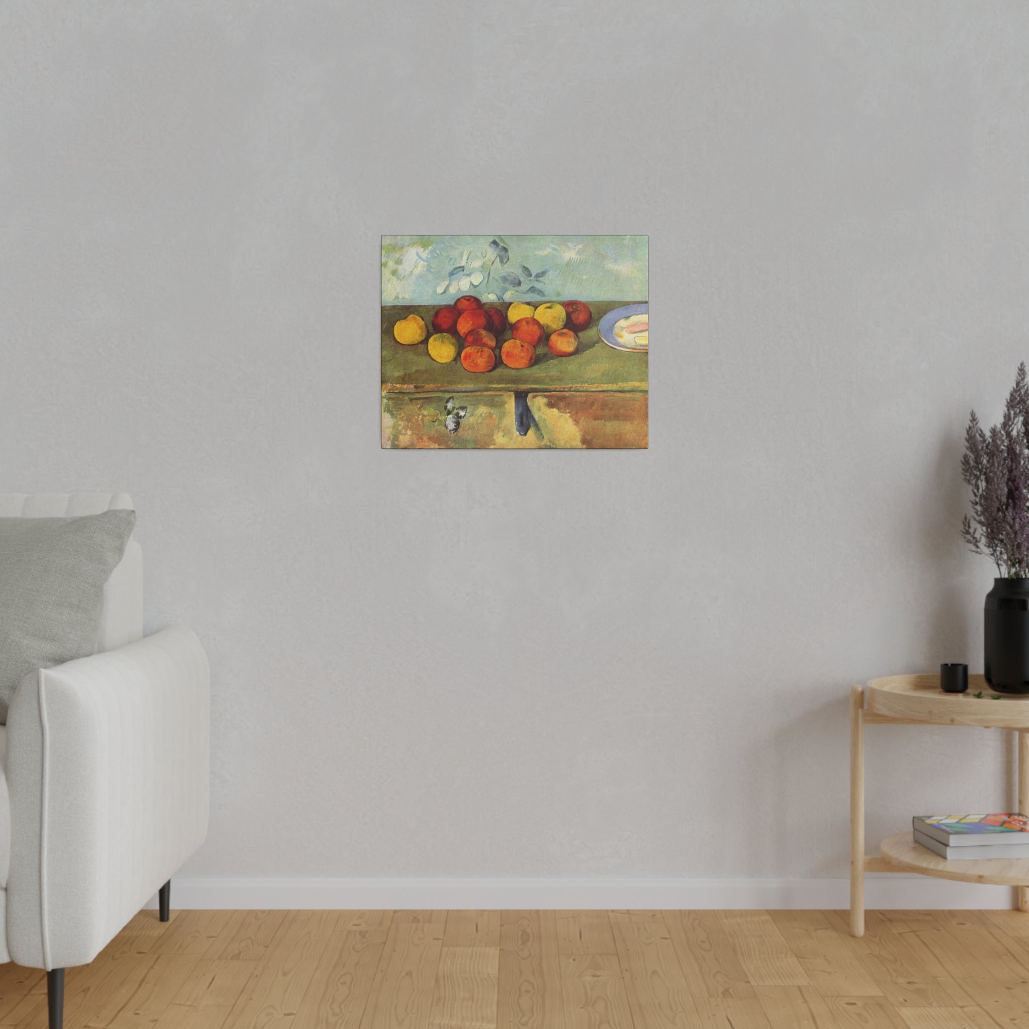 Apples & Biscuits 1895 - Paul Cezanne - Matte Canvas, Stretched, 0.75"
