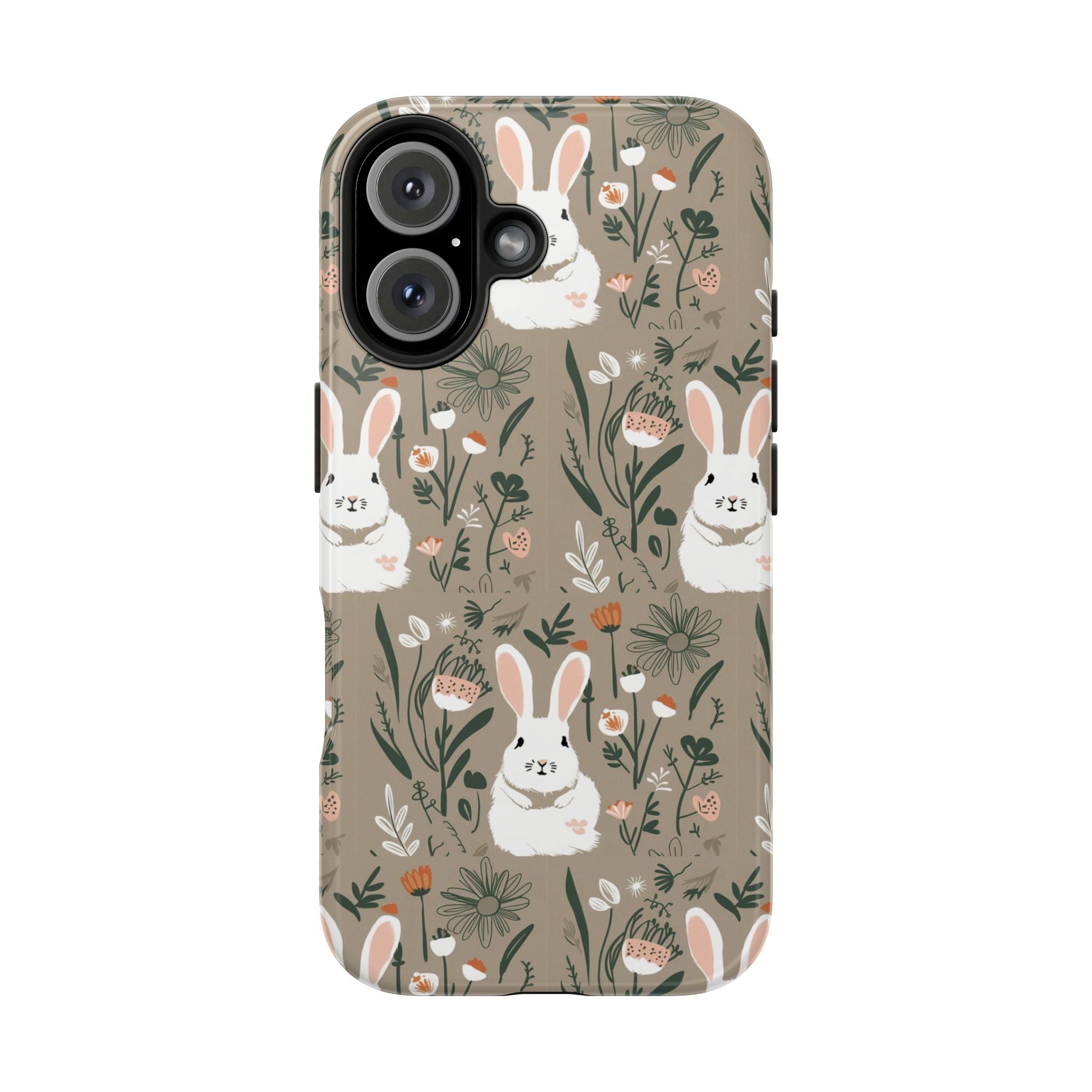 Felt Cotton Tails - Tough Case for iPhone 14, 15, 16 - Spruced Roost