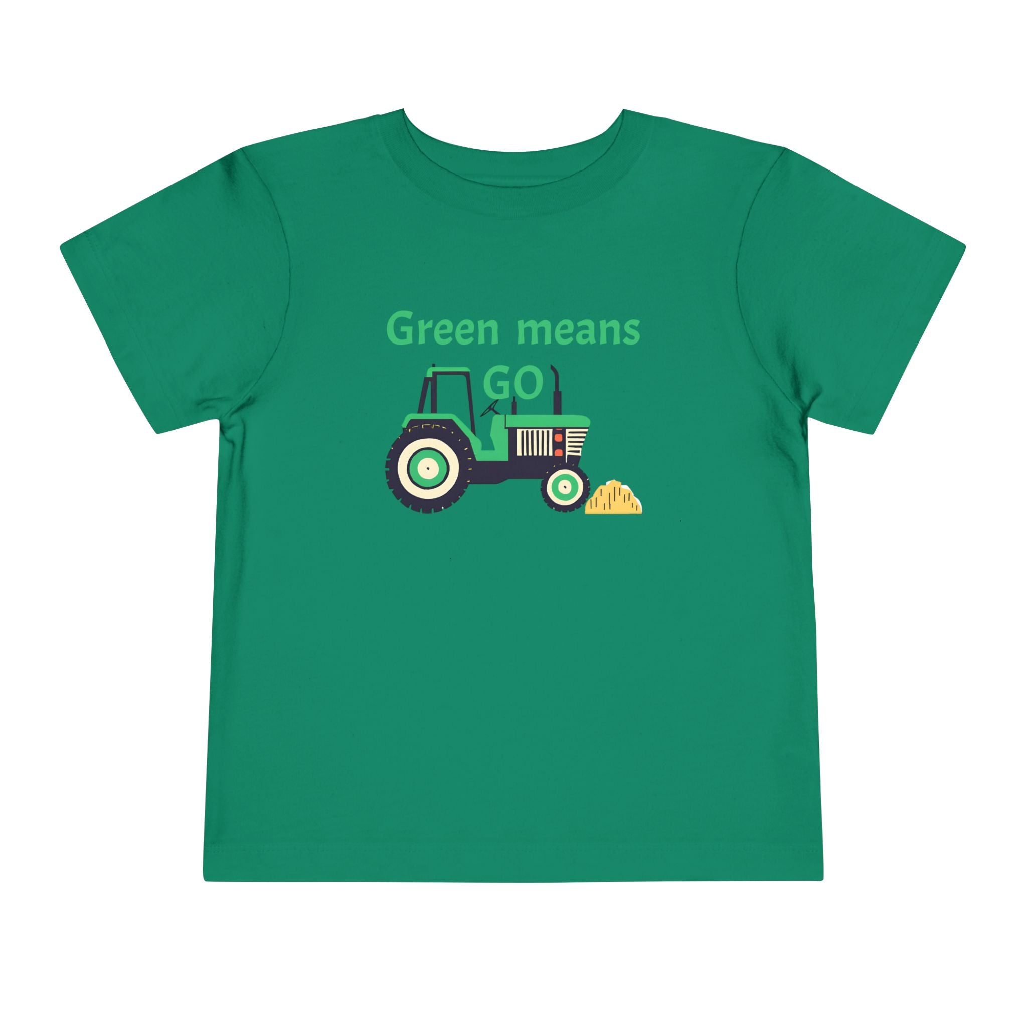 Tractor Green Means Go - Kids' T-Shirt - 2T, 3T, 4T, 5T