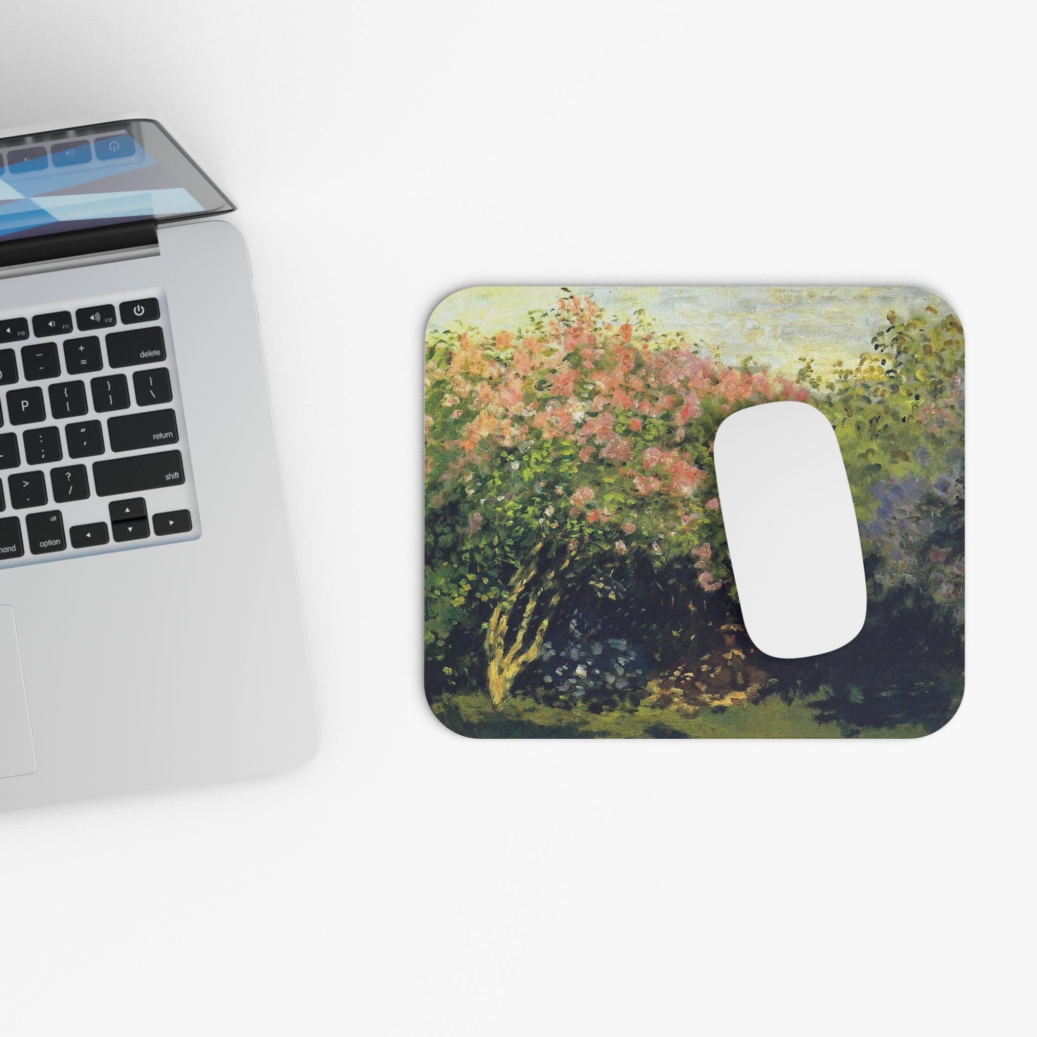 Lilacs in the Sun - Claude Monet - Mouse pad (Rectangle)