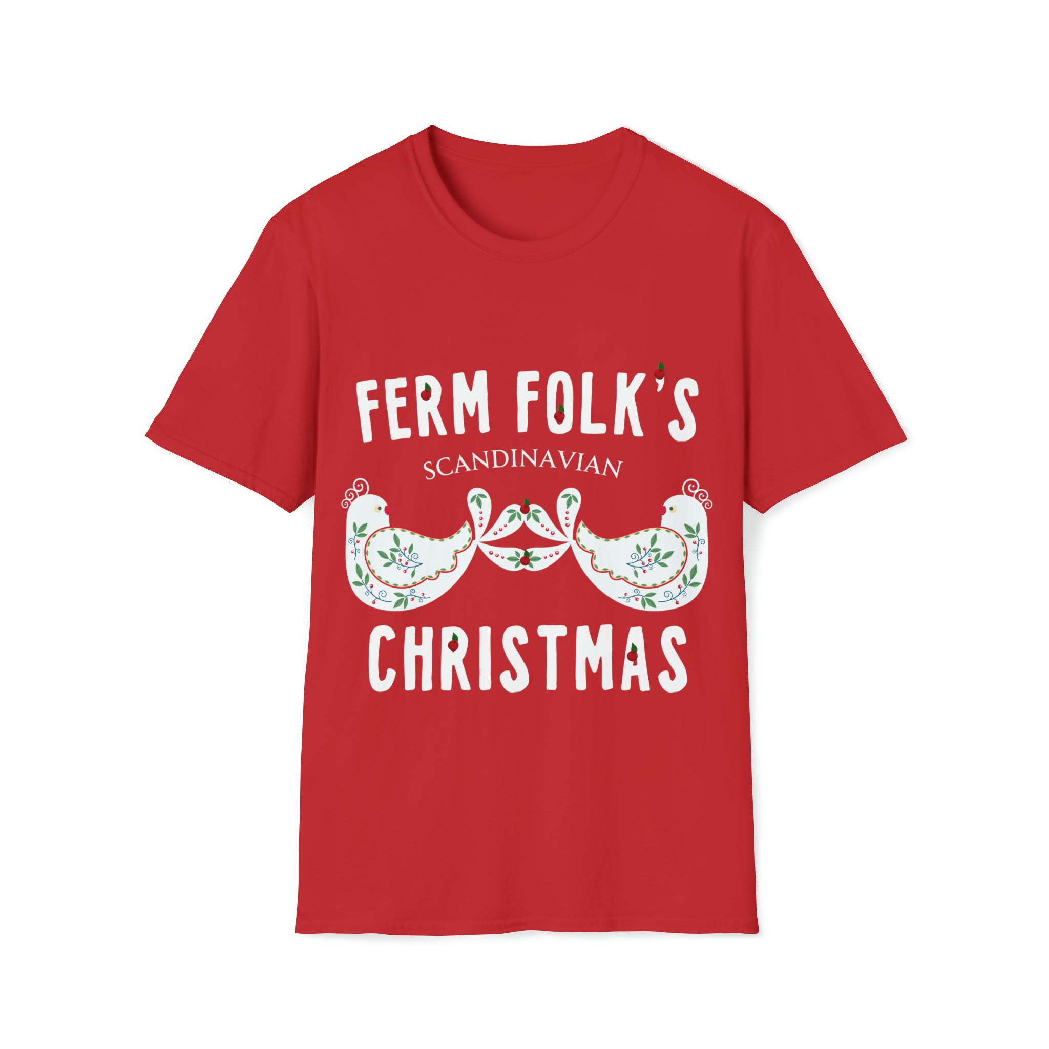 Scandi Ferm Christmas Unisex Softstyle T-Shirt
