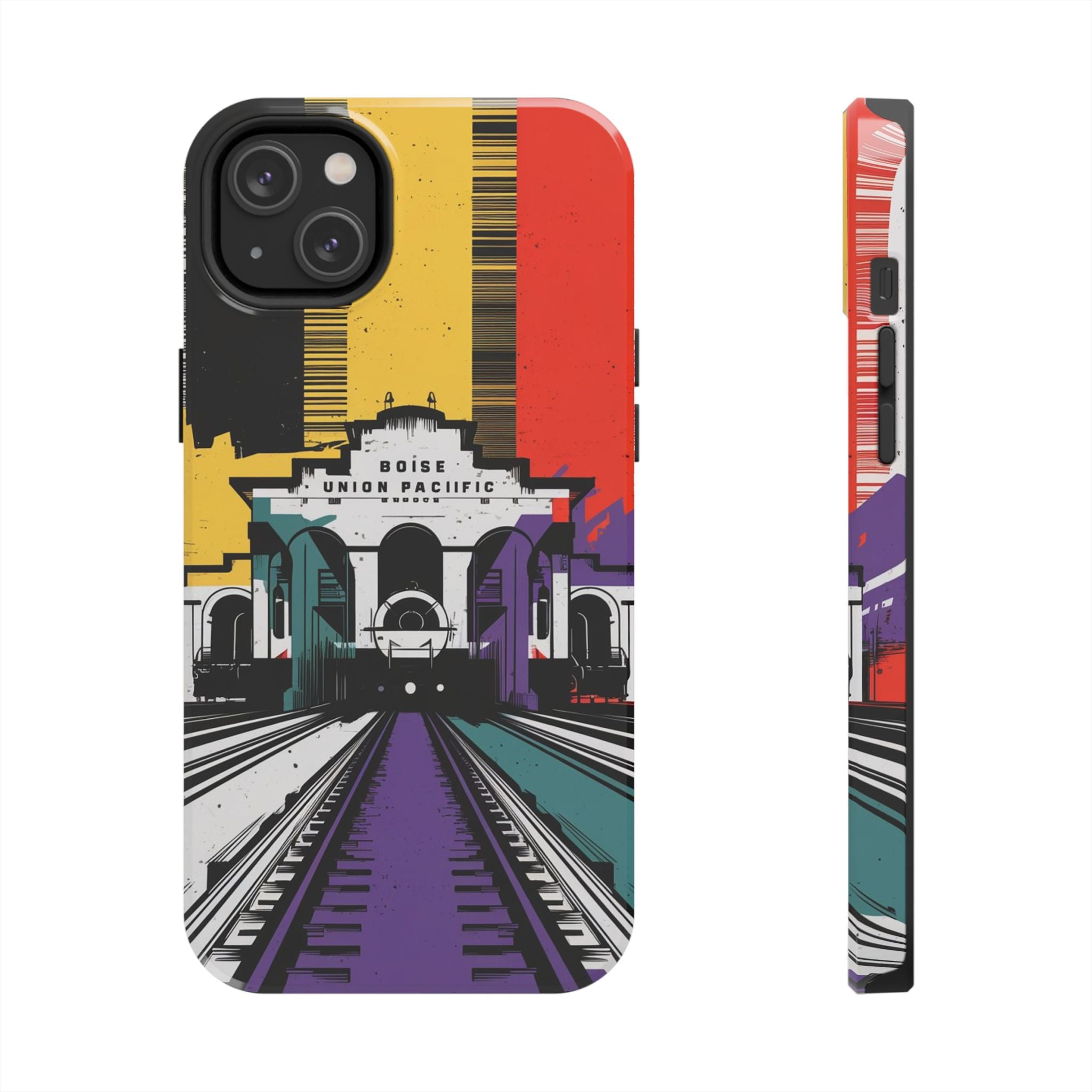 Boise Idaho Union Pacific Depot - Tough Case for iPhone 14, 15, 16 - Spruced Roost
