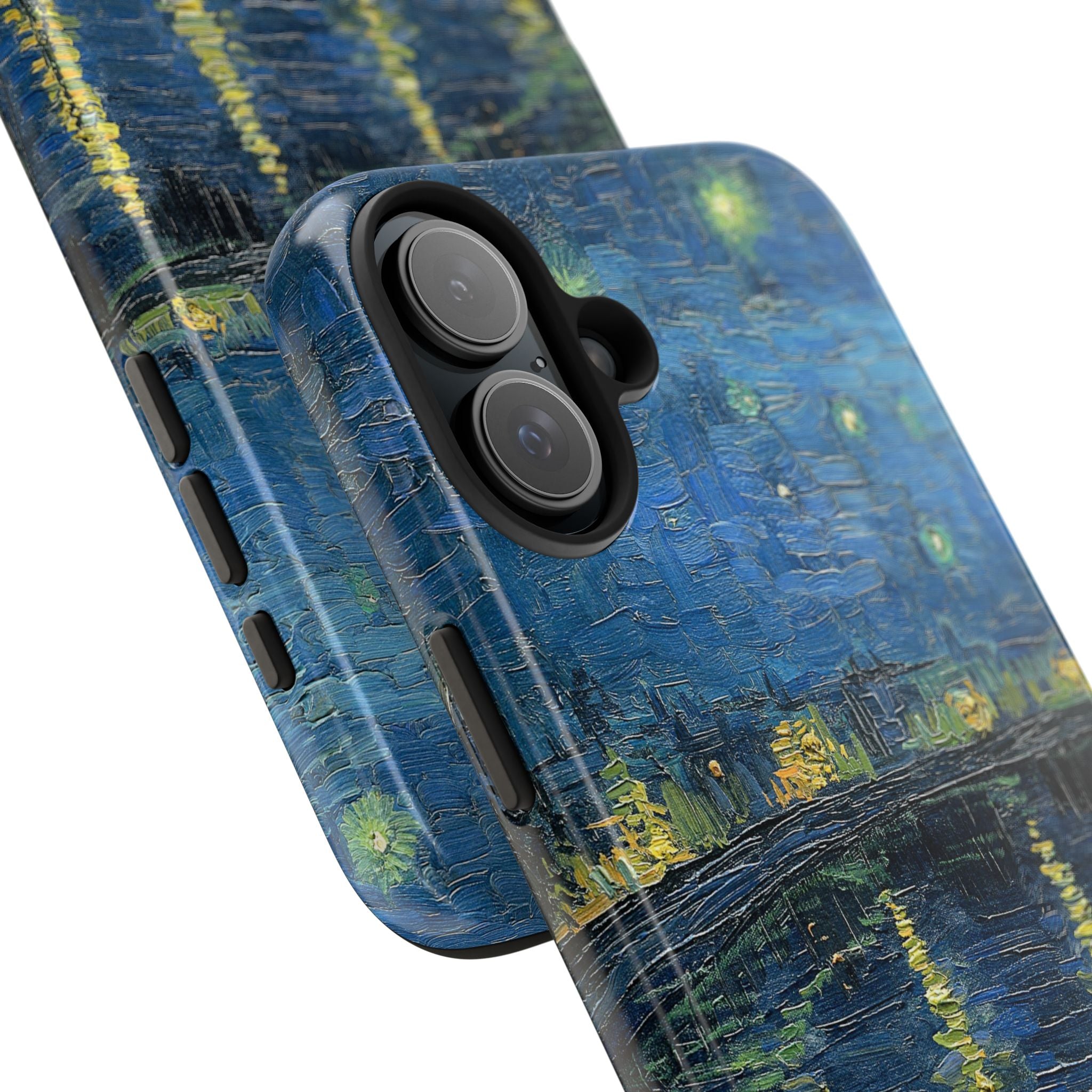Starry Night Over the Rhone - Vincent Van Gogh - Tough Case for iPhone 14, 15, 16 - Spruced Roost