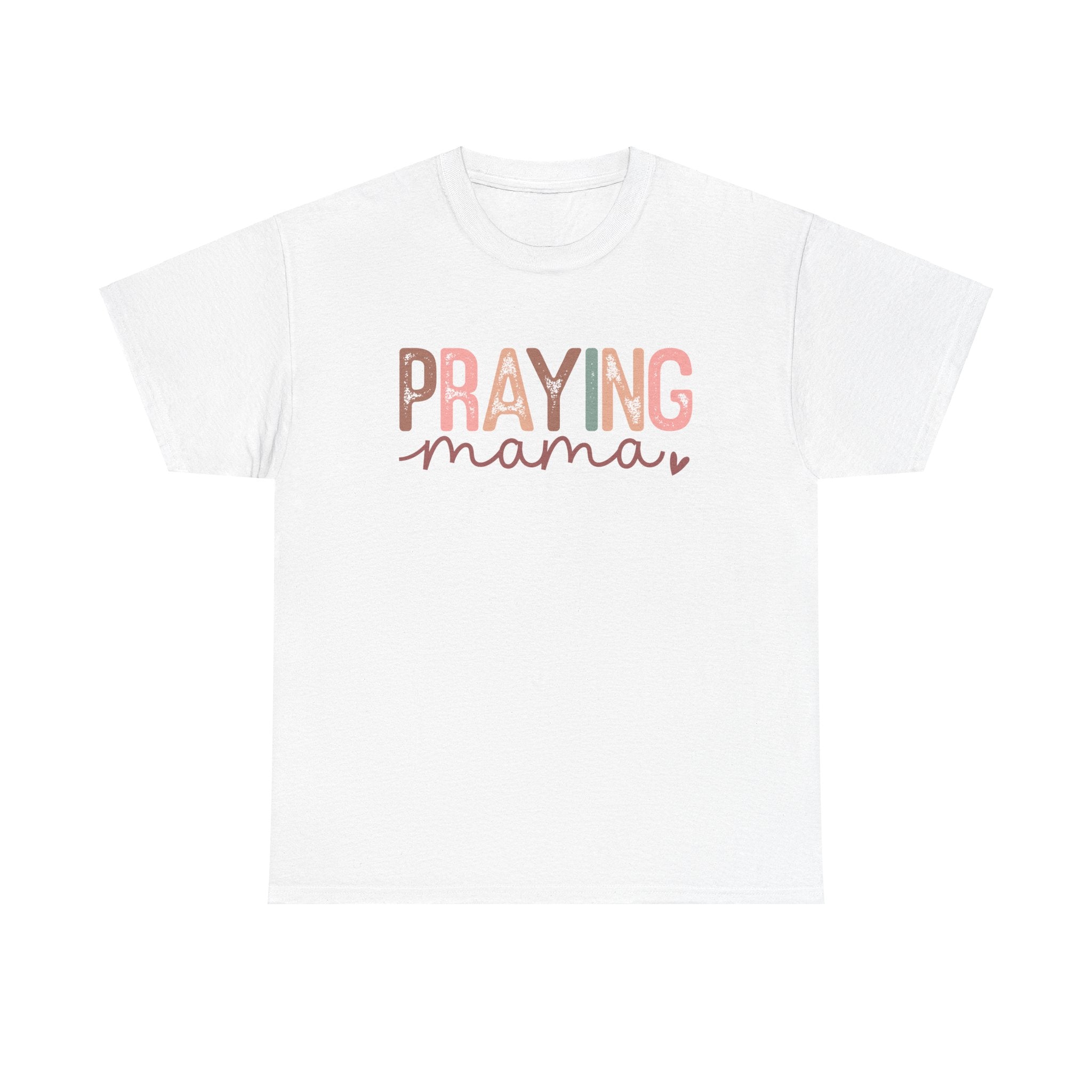 Praying Mama Colorful Unisex Heavy Cotton Tee