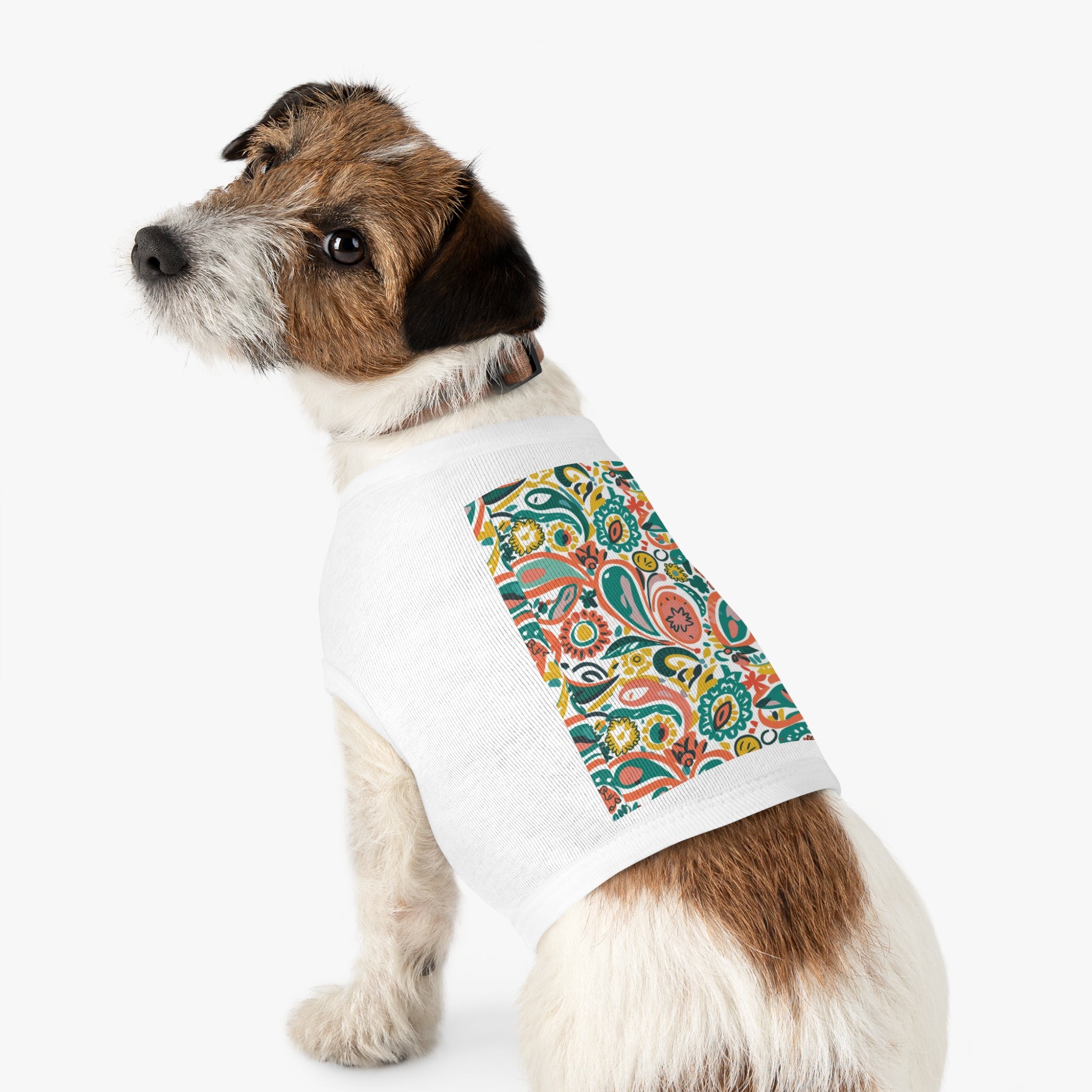 Paisley Persimmon - Pet Shirt