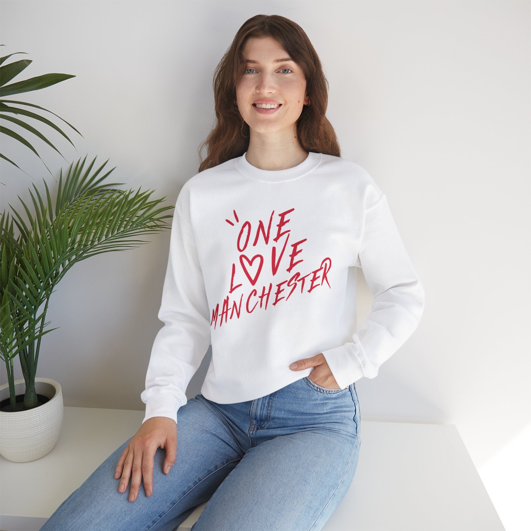One Love Manchester - Unisex Heavy Blend™ Crewneck Sweatshirt