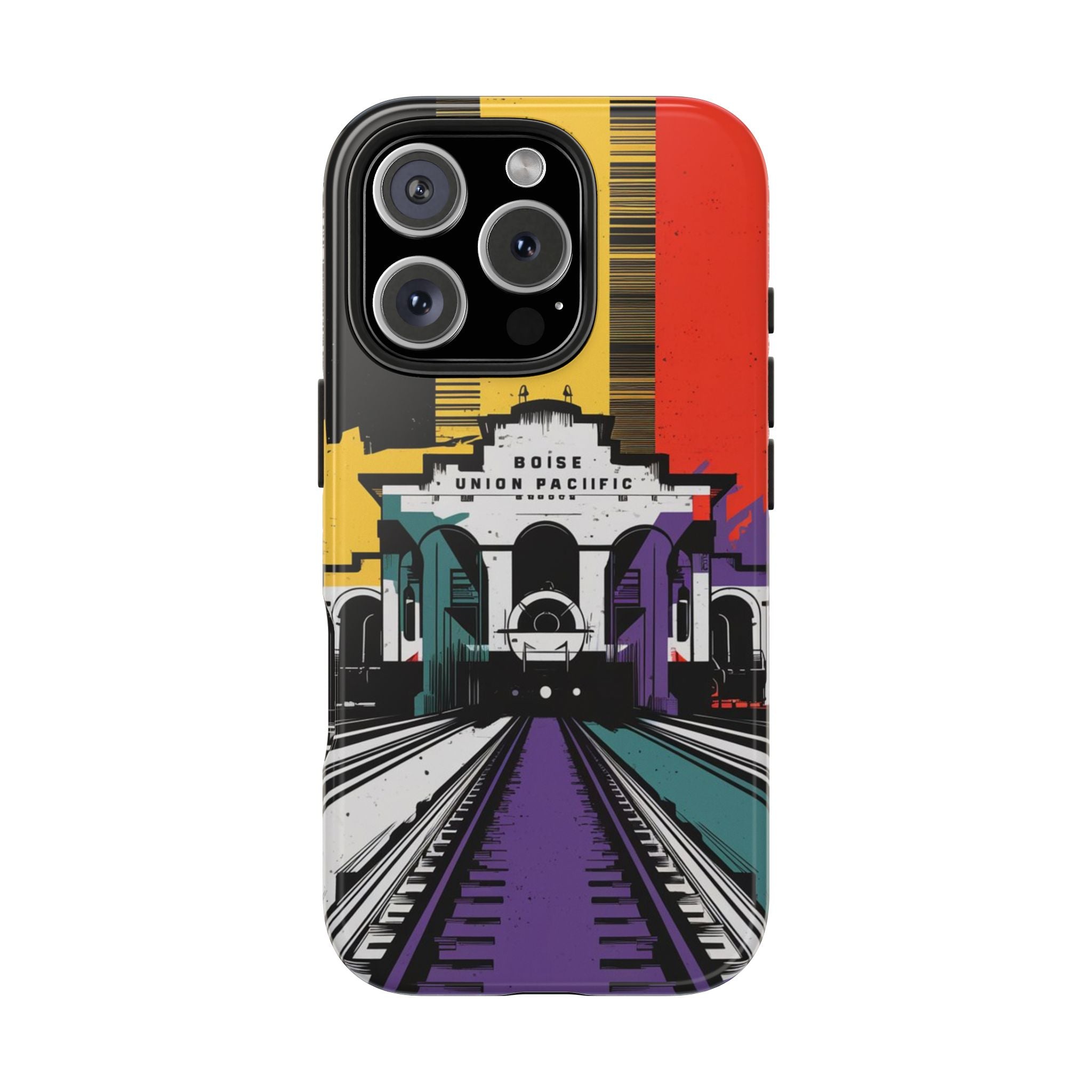 Boise Idaho Union Pacific Depot - Tough Case for iPhone 14, 15, 16 - Spruced Roost