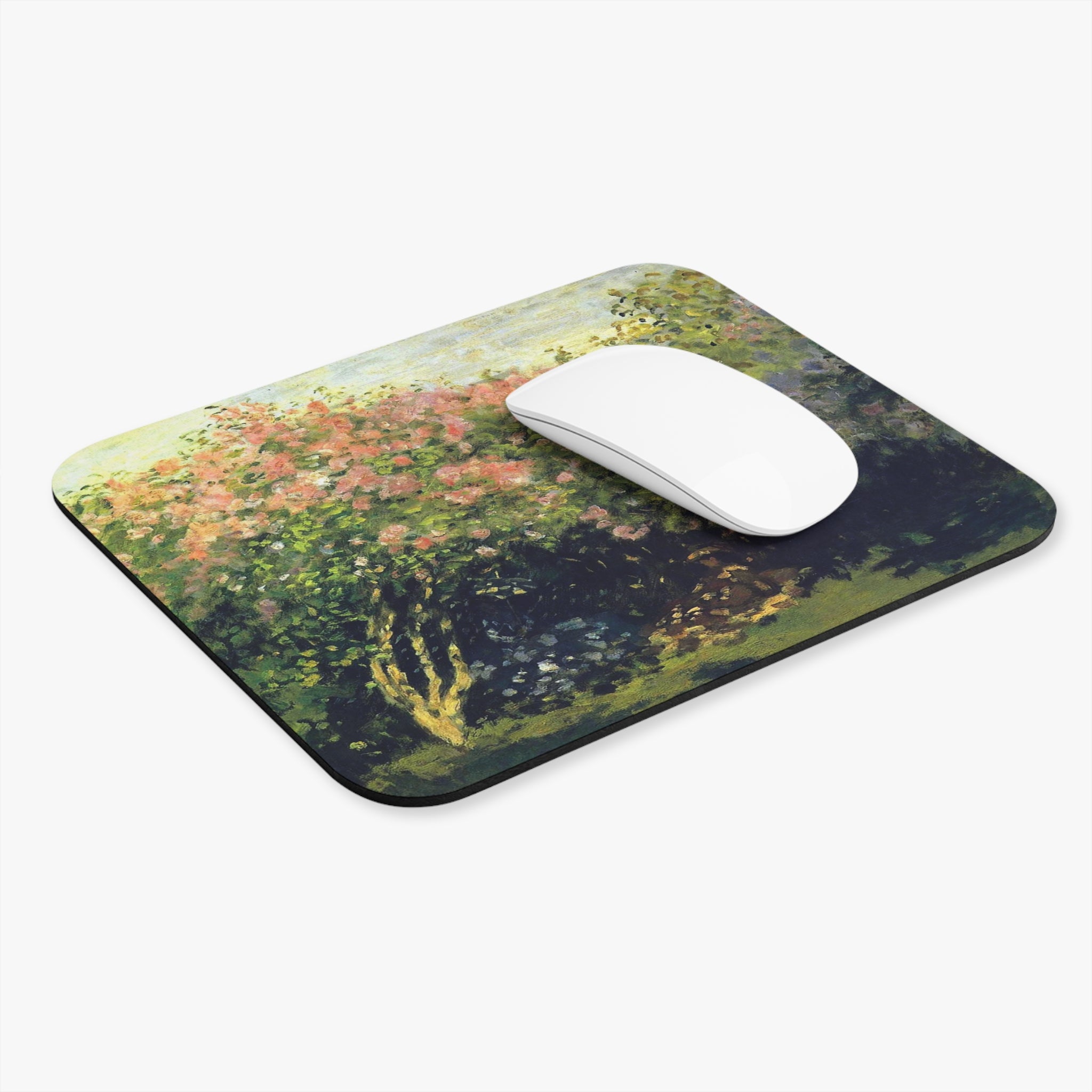 Lilacs in the Sun - Claude Monet - Mouse pad (Rectangle) - Spruced Roost