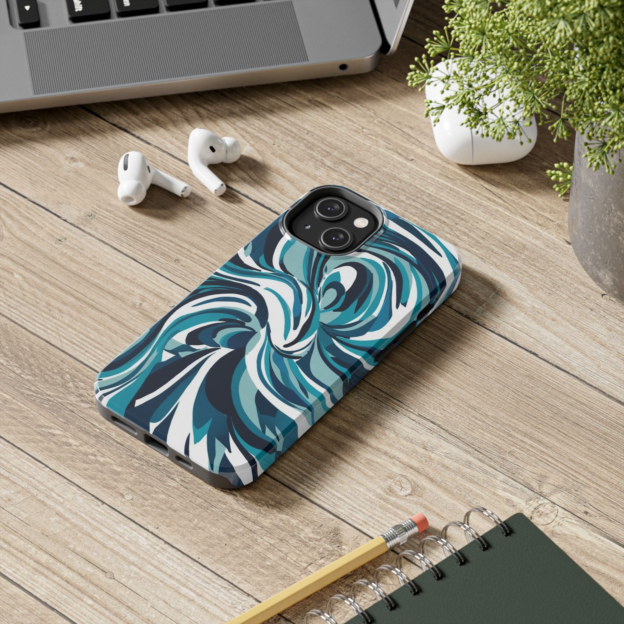 Churning Pacific Seas - Tough Case for iPhone 14, 15, 16 - Spruced Roost