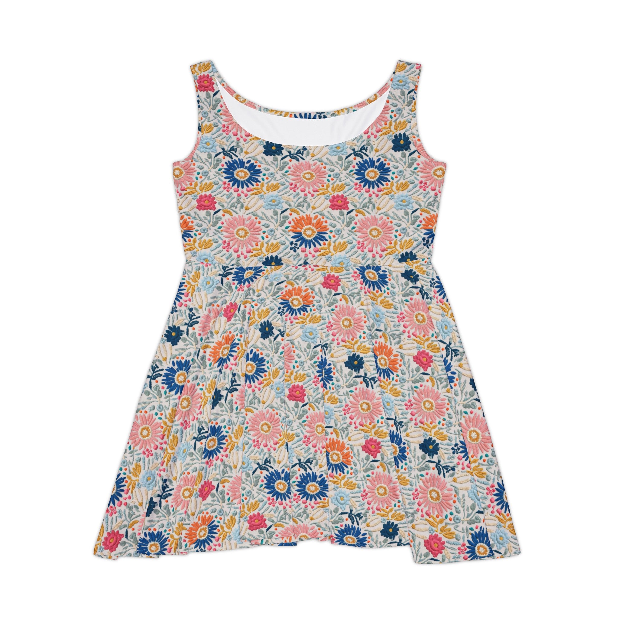 Field of Flowers - Women's Skater Tank Dress (AOP)