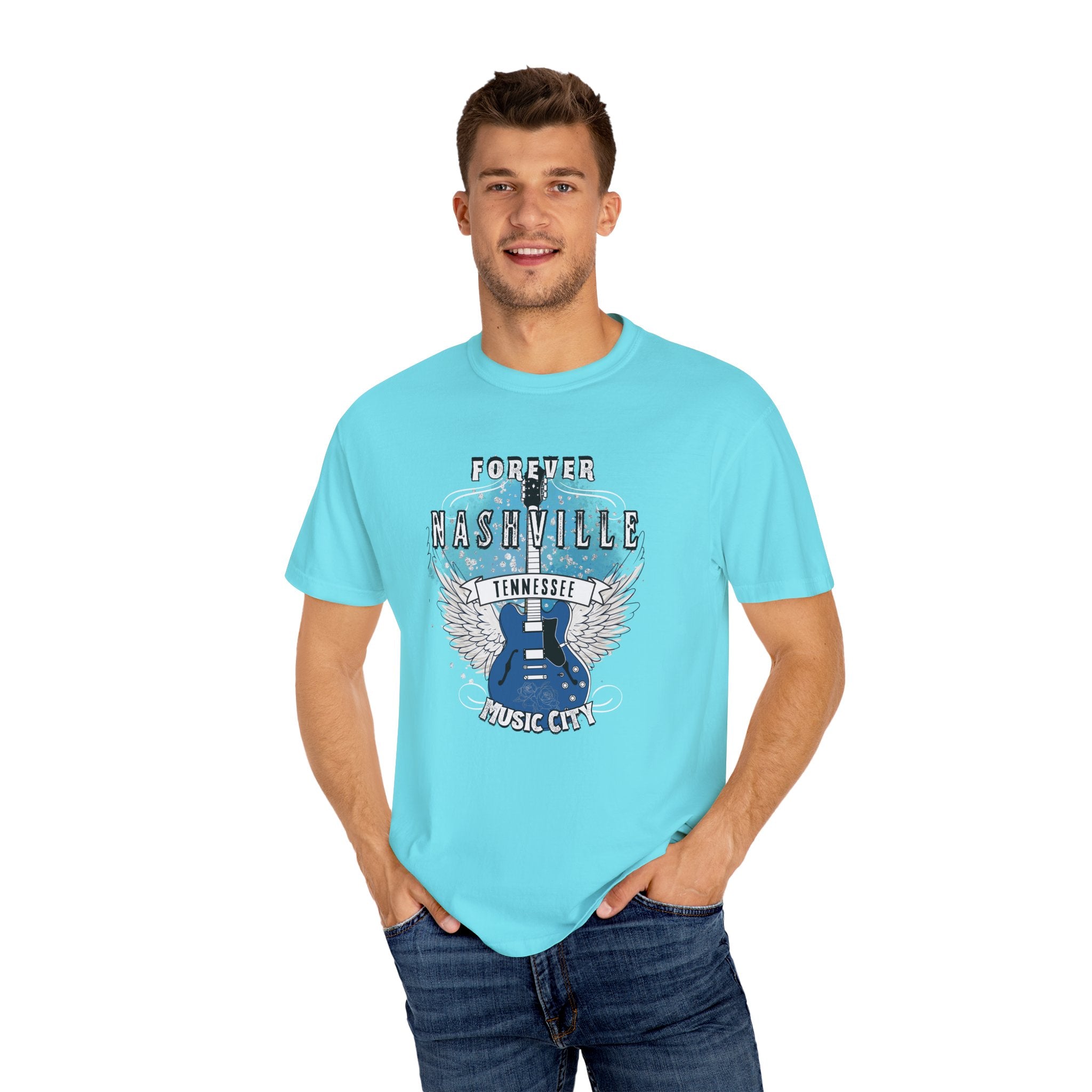 Forever Nashville Garment-Dyed Comfort Colors T-shirt - S-4XL