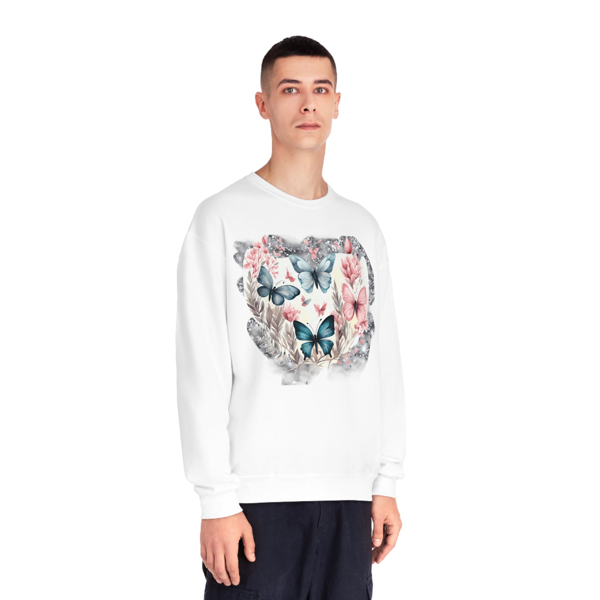 Flutterby Unisex NuBlend® Crewneck Sweatshirt - Spruced Roost