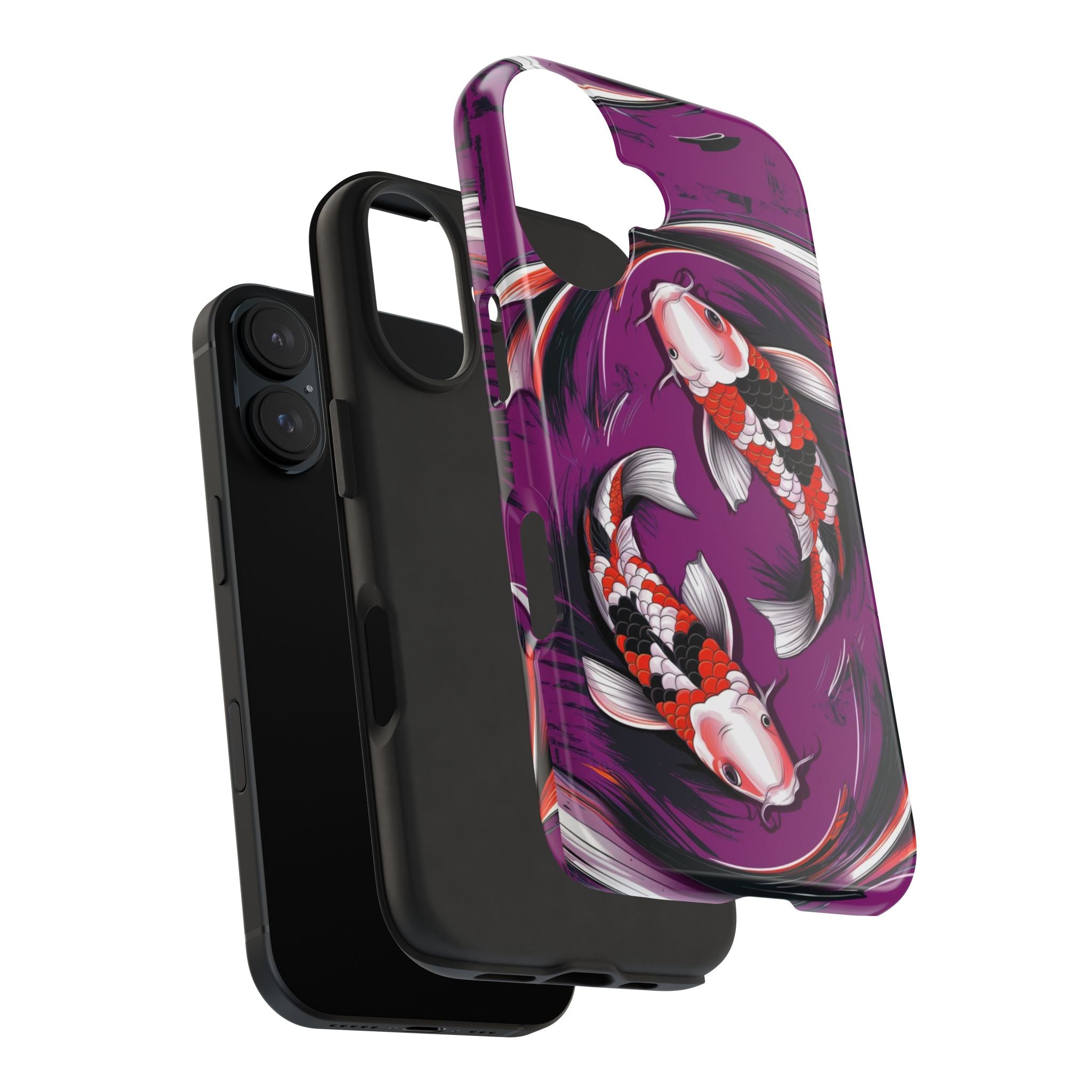Koi's Pond Circles - Tough Case for iPhone 14, 15, 16 - Spruced Roost
